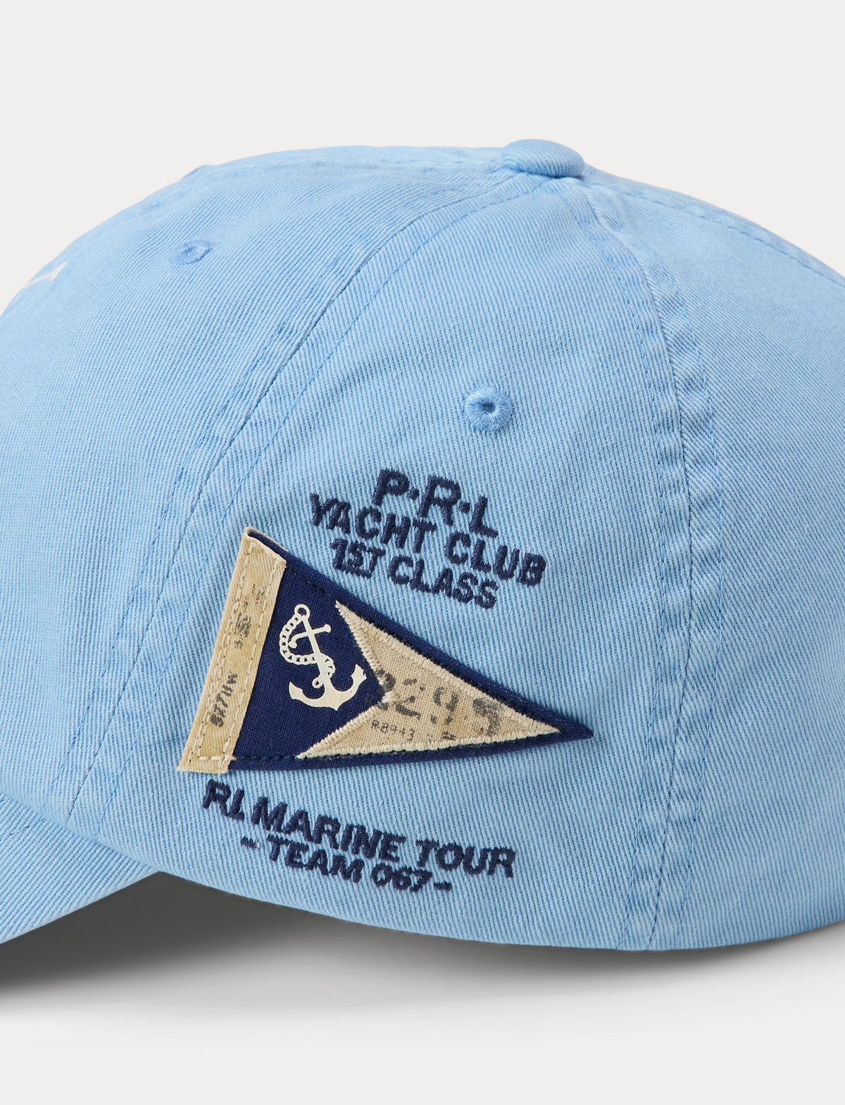 Unisex Polo Ralph Lauren Big Pony Twill Ball Cap Powder Blue