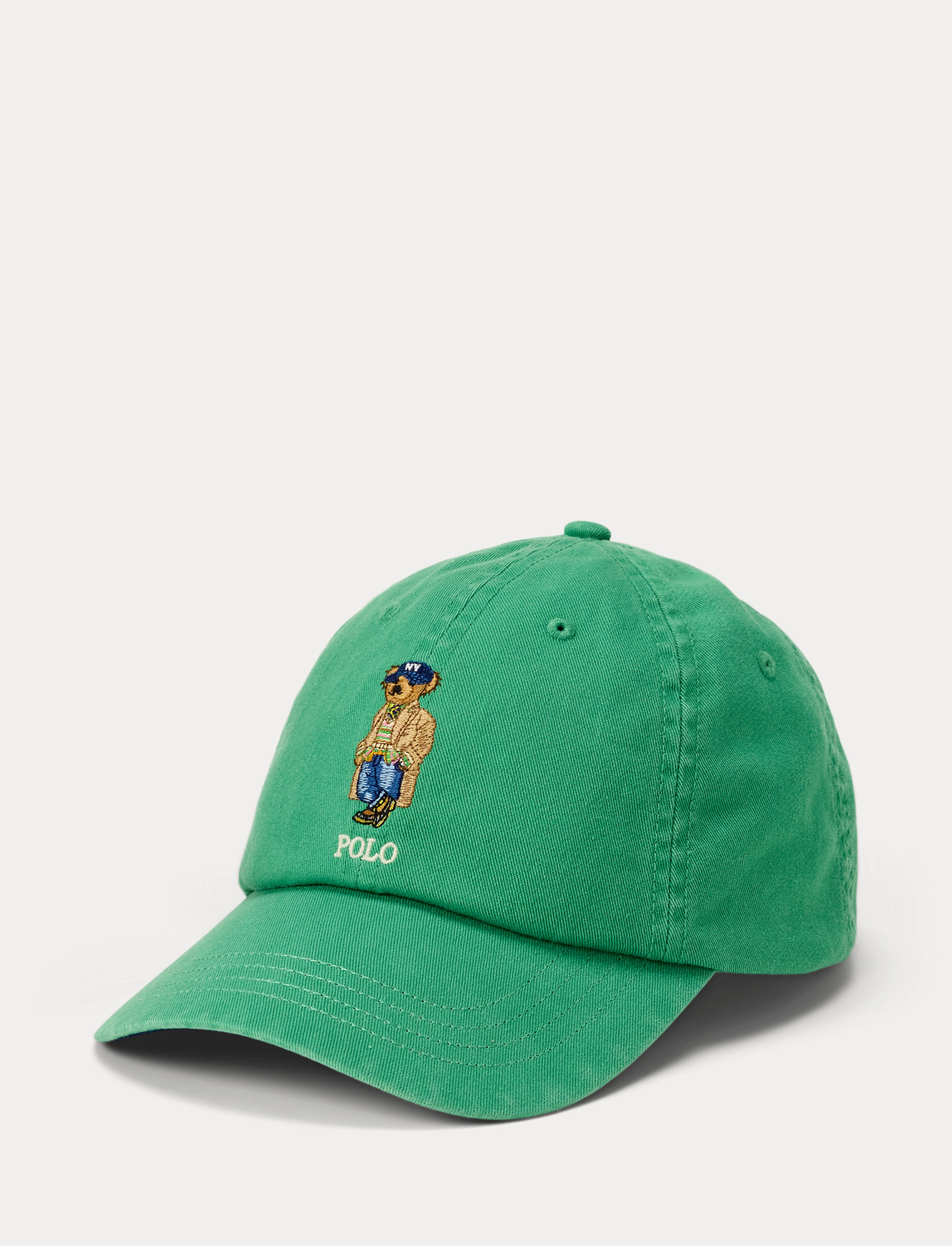 Unisex Polo Ralph Lauren Bear Twill Ball Cap Raft Green