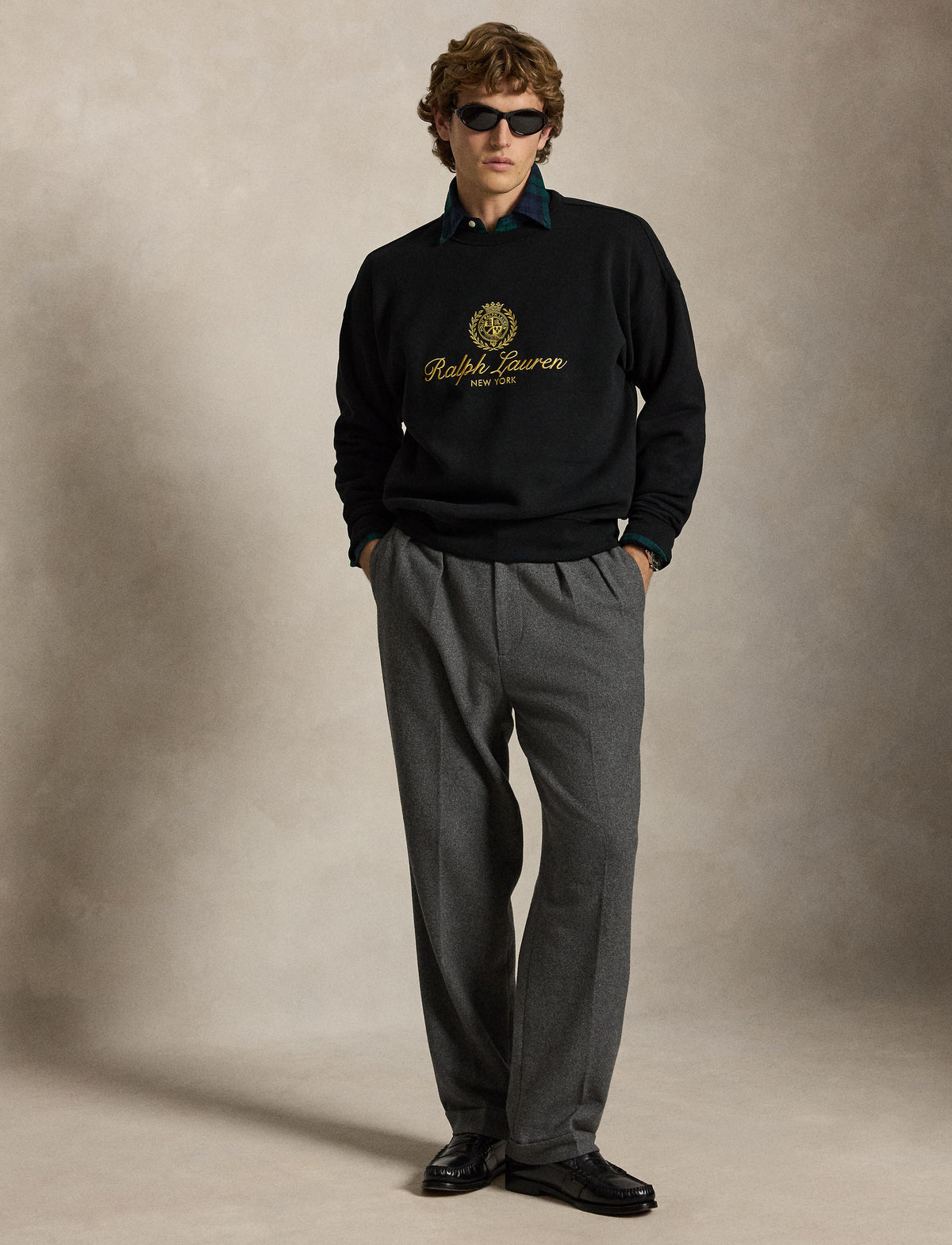 Men's Polo Ralph Lauren The RL Fleece Relaxed Fit Sweatshirt Black