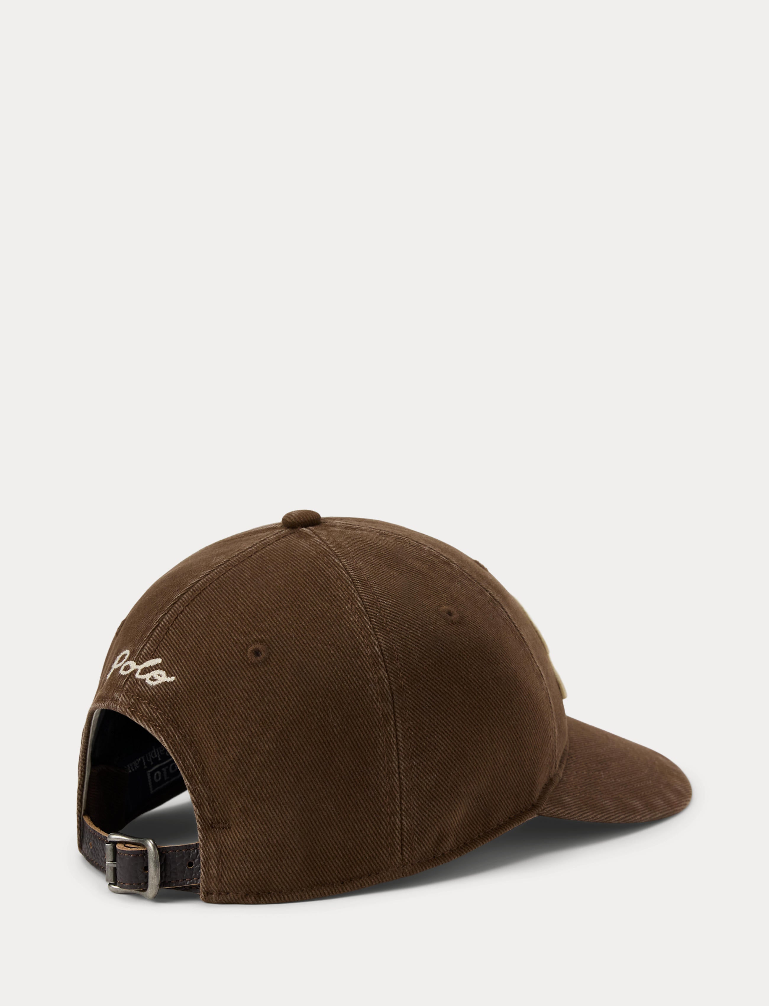 Unisex Polo Ralph Lauren The Ralph Logo Twill Ball Cap Copper Brown