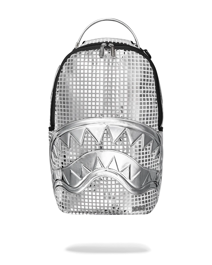 Sprayground Midnight Crush DLXSV Backpack Metallic Silver