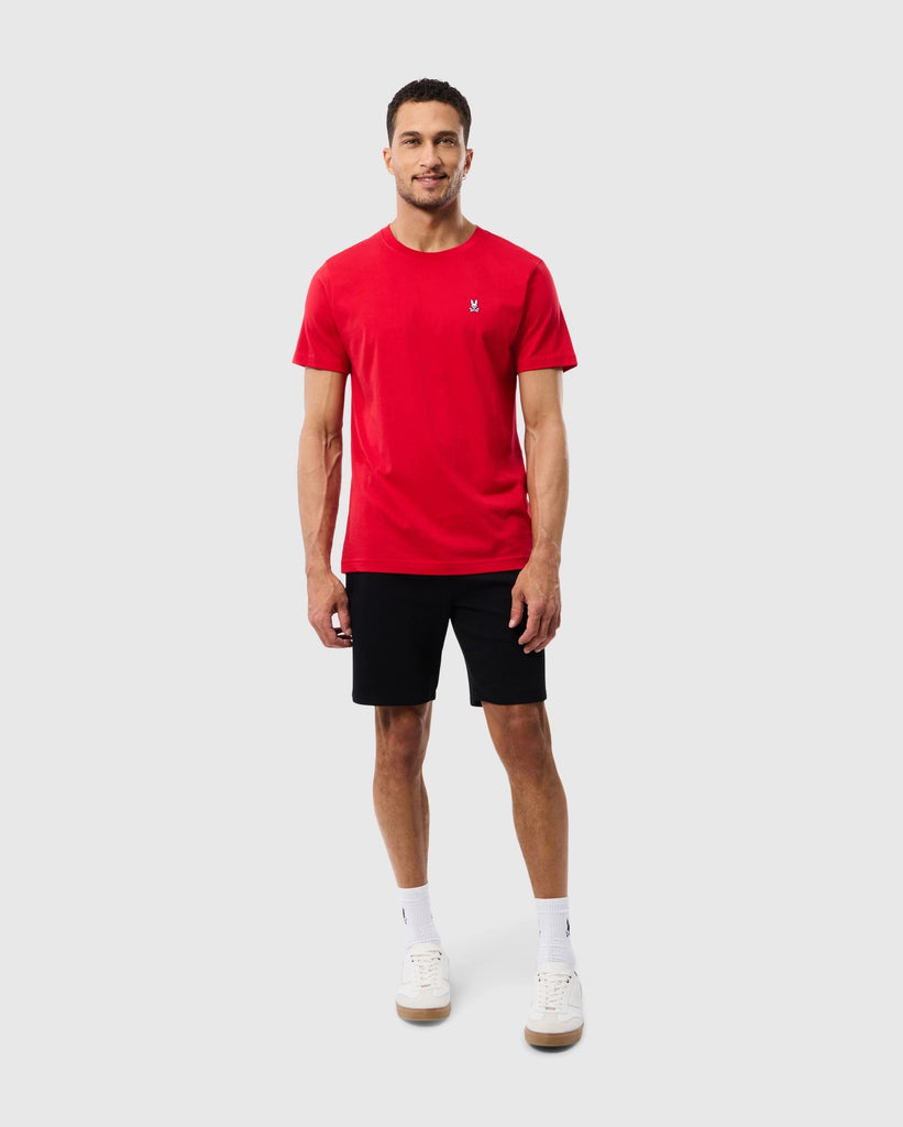 Men's Psycho Bunny Classic Crew Neck Tee Brilliant Red