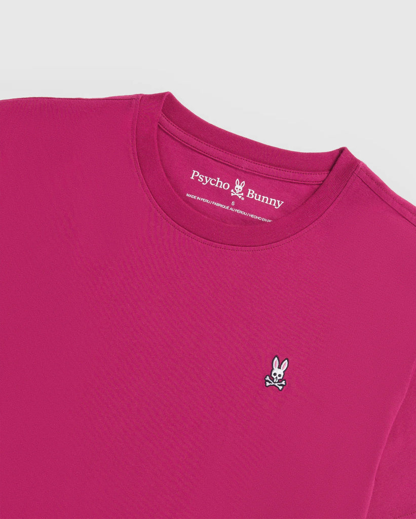 Men's Psycho Bunny Classic Crew Neck Tee Wild Berry