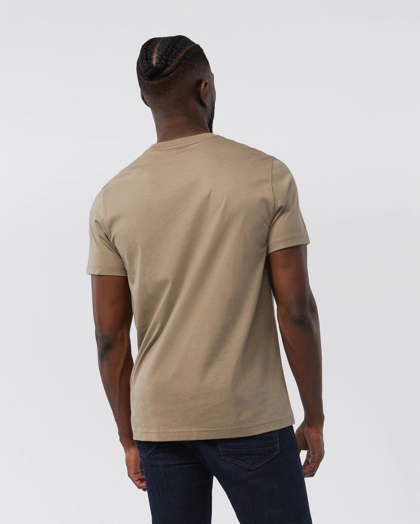 Men's Psycho Bunny Classic Crew Neck Tee Antique Taupe