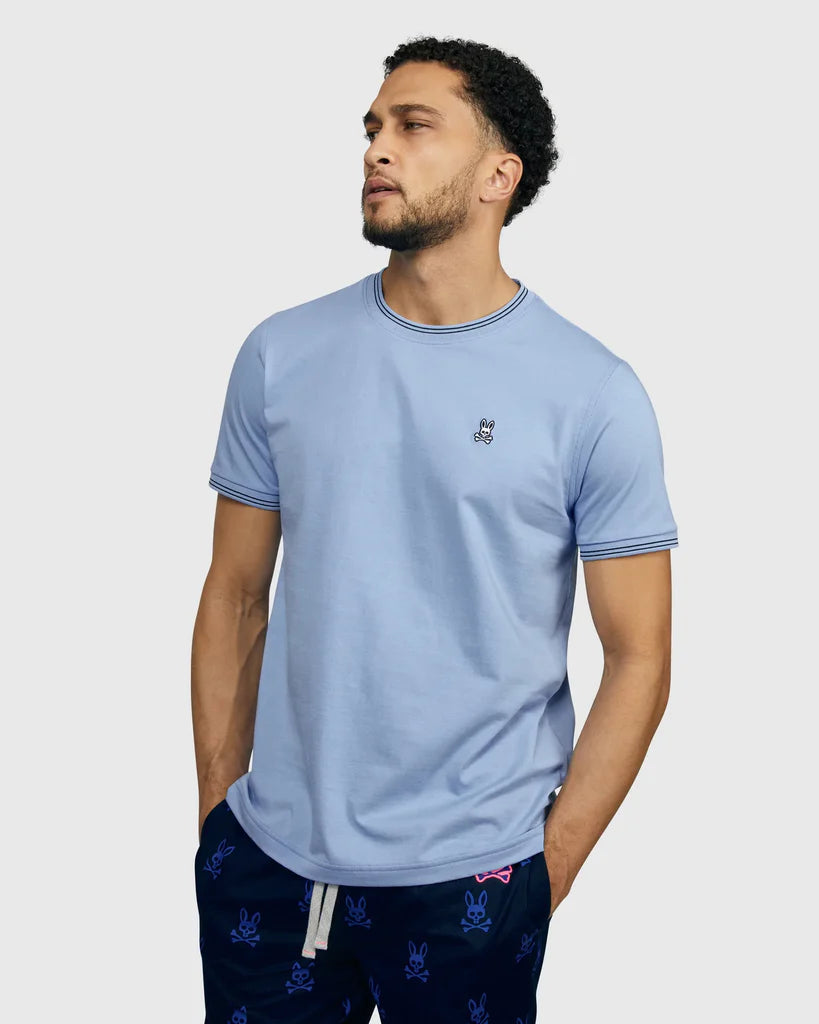 Men's Psycho Bunny Logan Tee Mountain Sky
