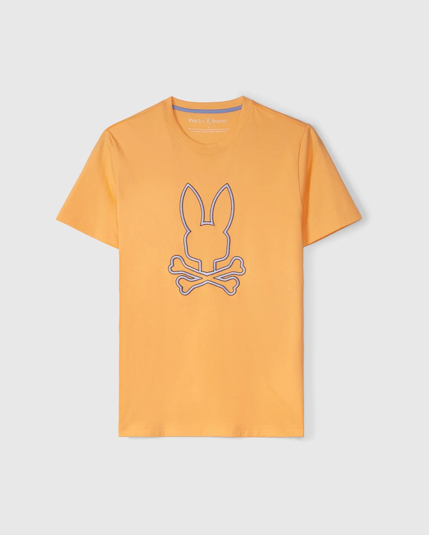 Men's Psycho Bunny Floyd Graphic Tee Mock Orange