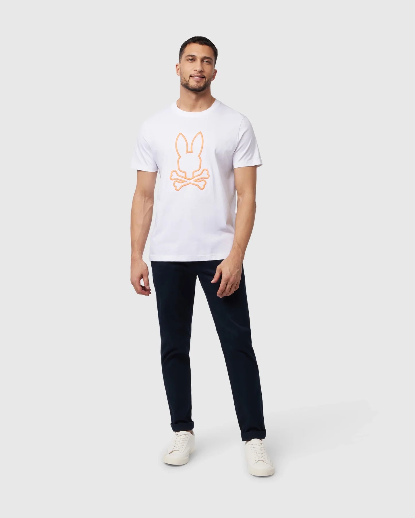 Men's Psycho Bunny Floyd Graphic Tee White