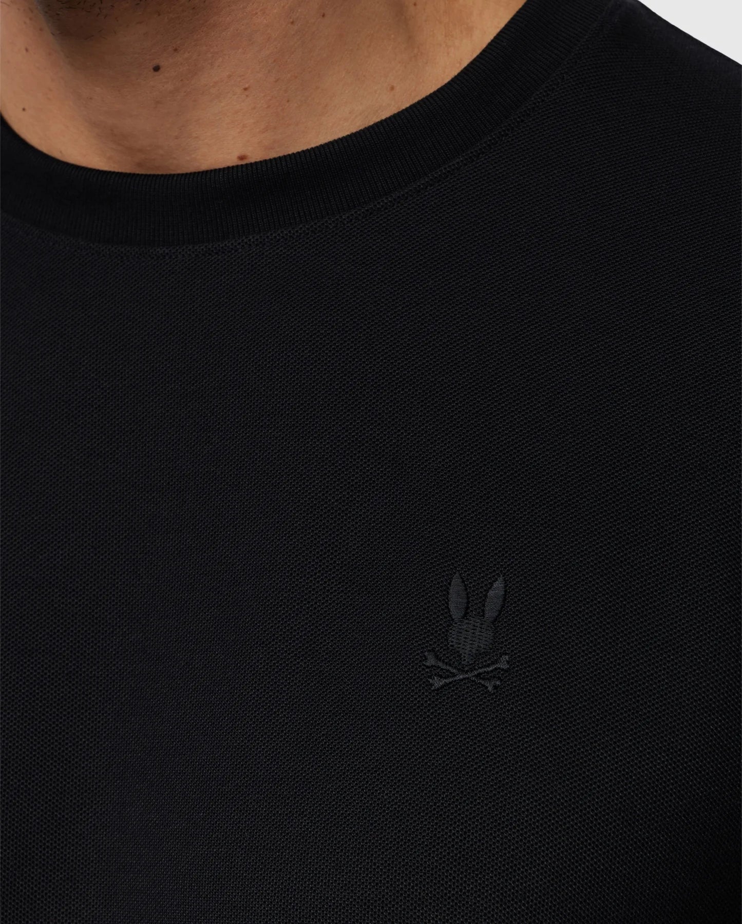 Men's Psycho Bunny Stanford Pique Tee Black