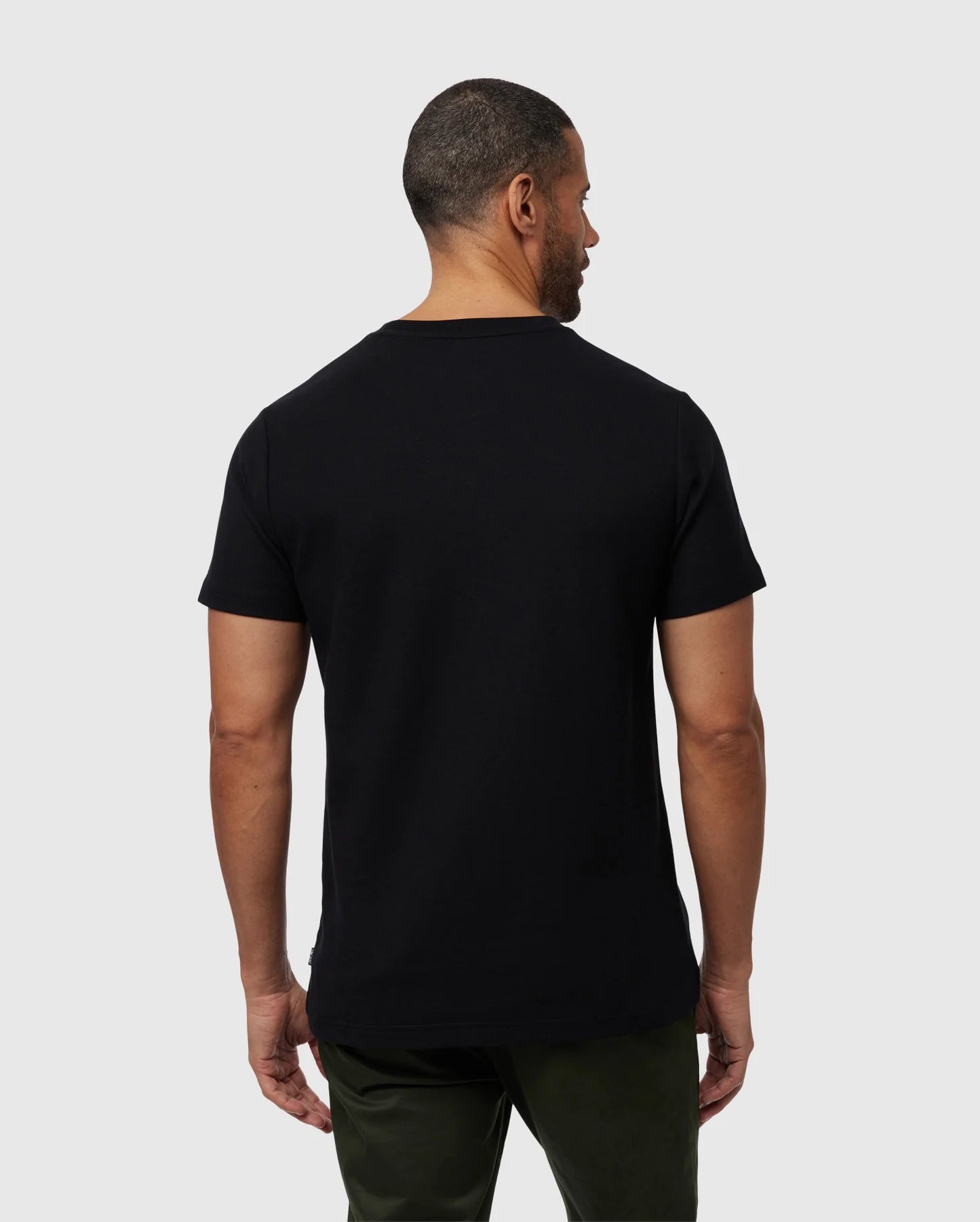 Men's Psycho Bunny Stanford Pique Tee Black