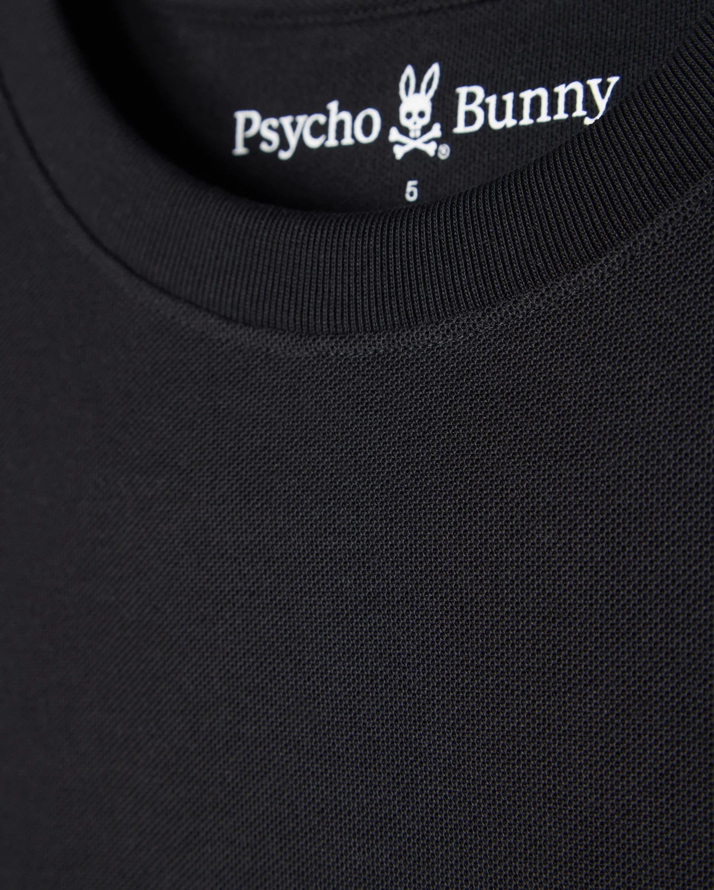Men's Psycho Bunny Stanford Pique Tee Black