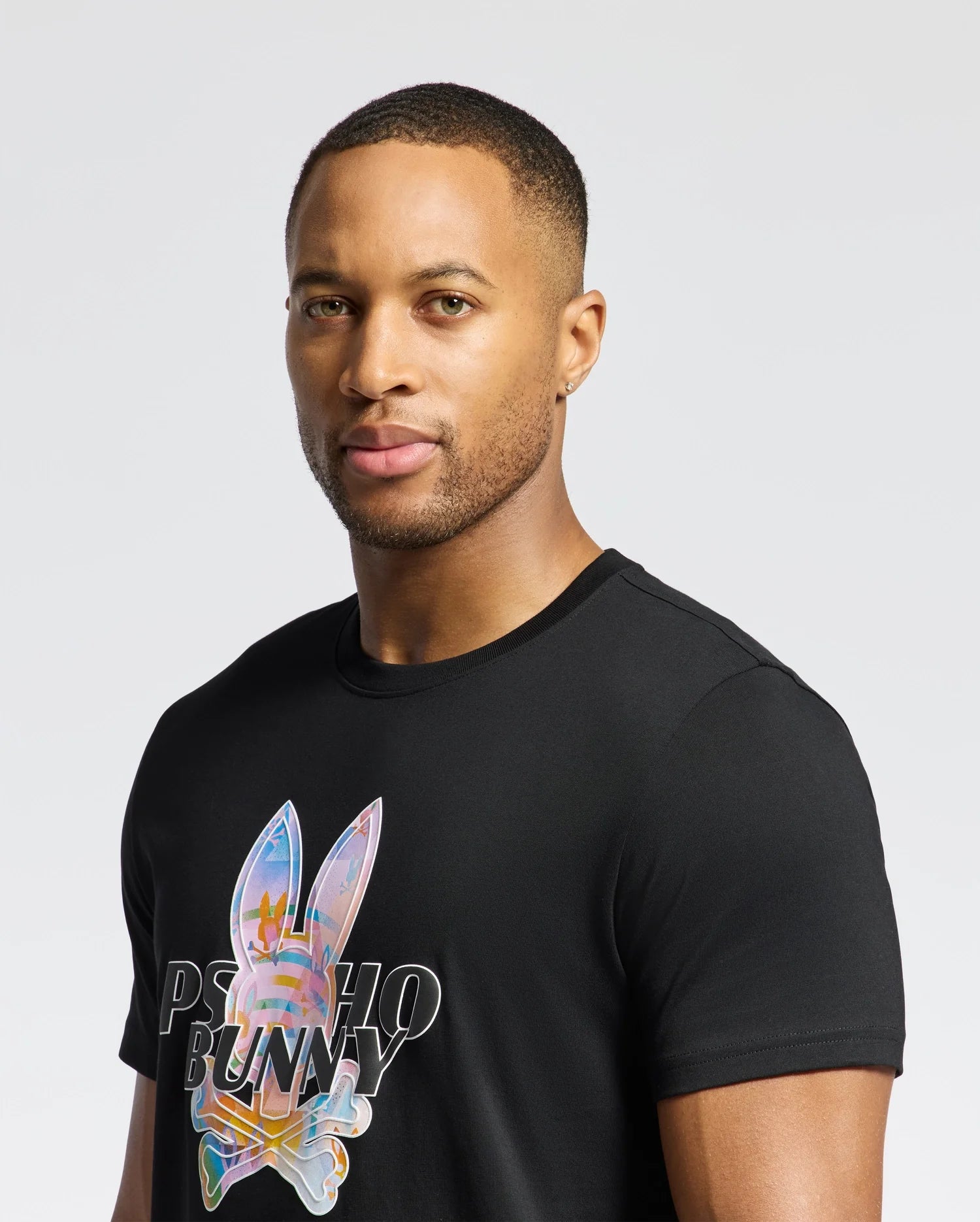 Men's Psycho Bunny Milos Graphic Tee Black