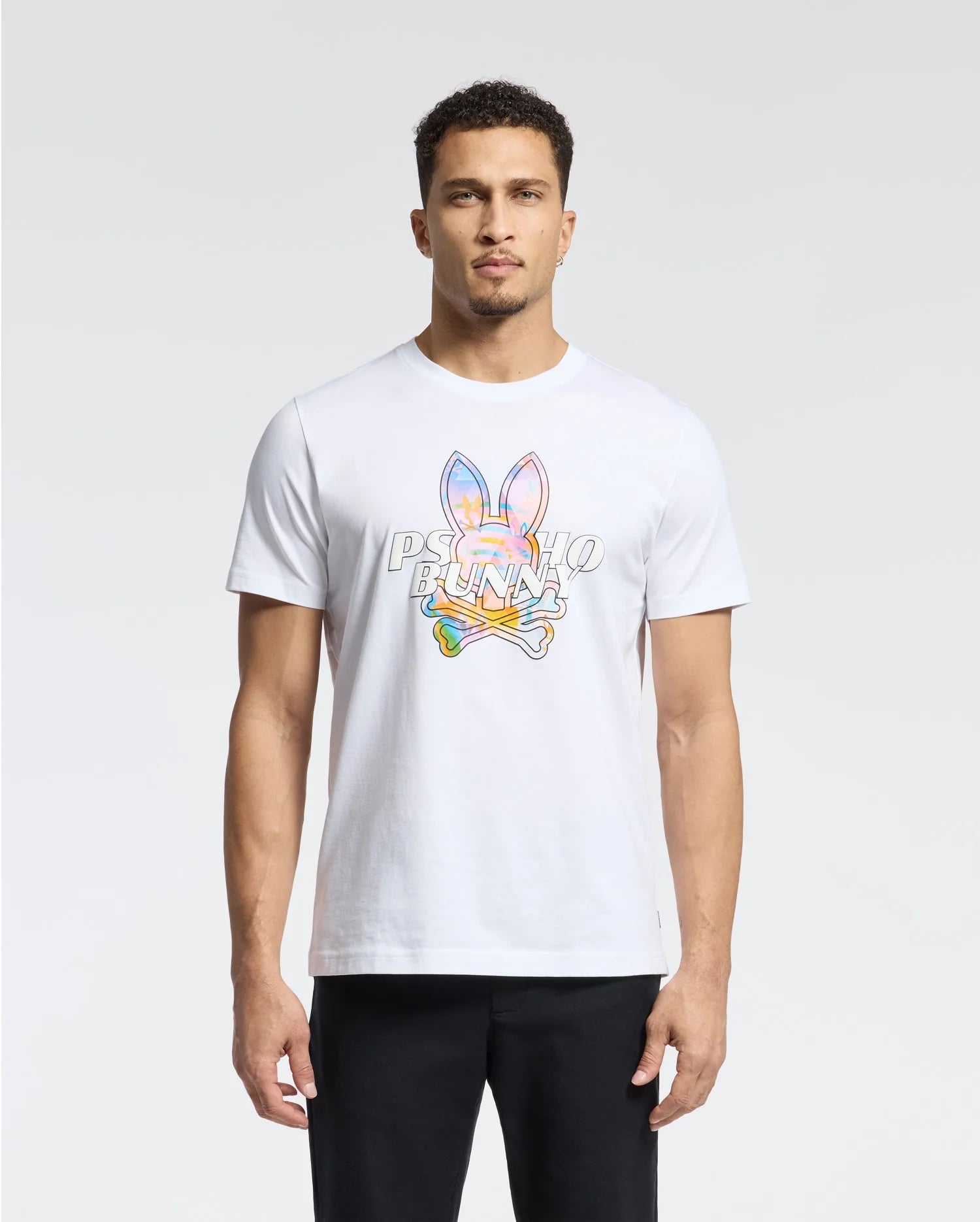 Men's Psycho Bunny Milos Graphic Tee White