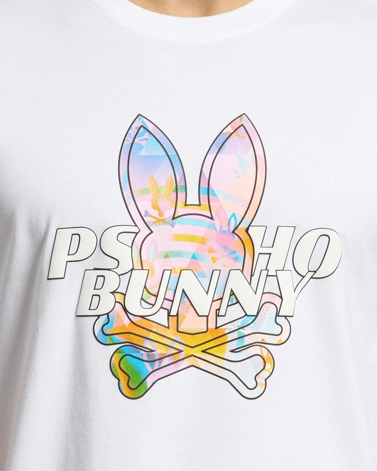 Men's Psycho Bunny Milos Graphic Tee White