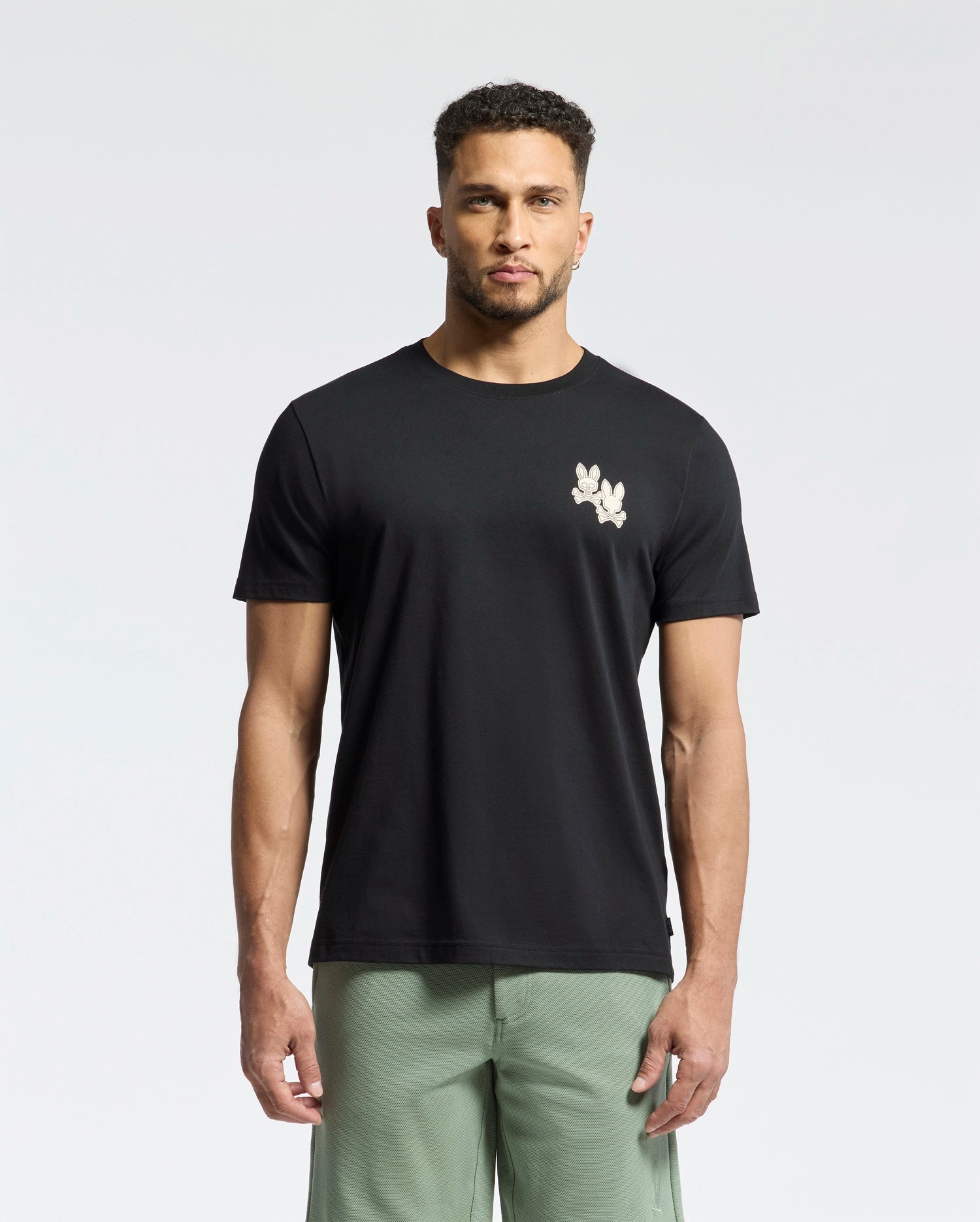 Men's Psycho Bunny Elliot Graphic Tee Black