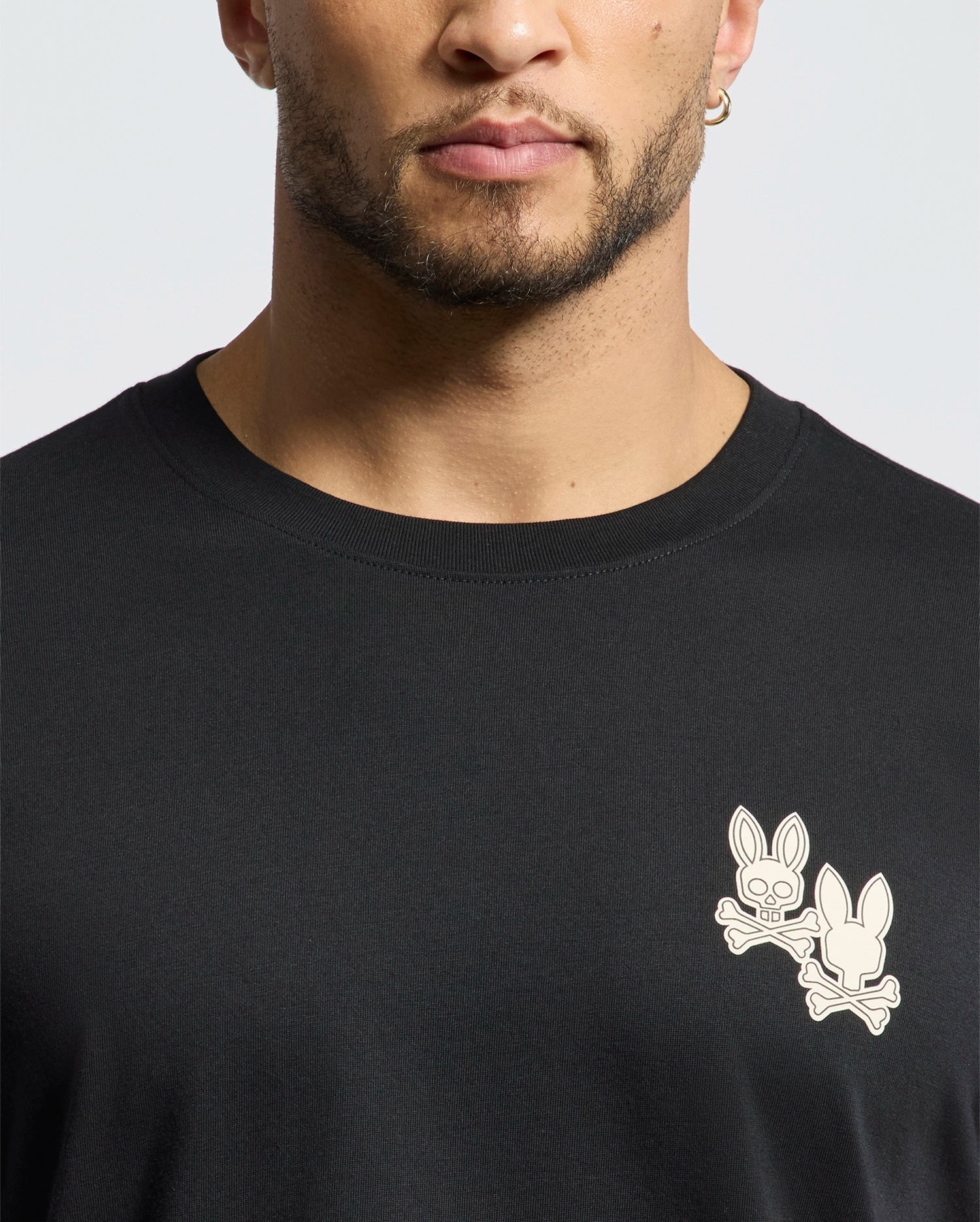 Men's Psycho Bunny Elliot Graphic Tee Black