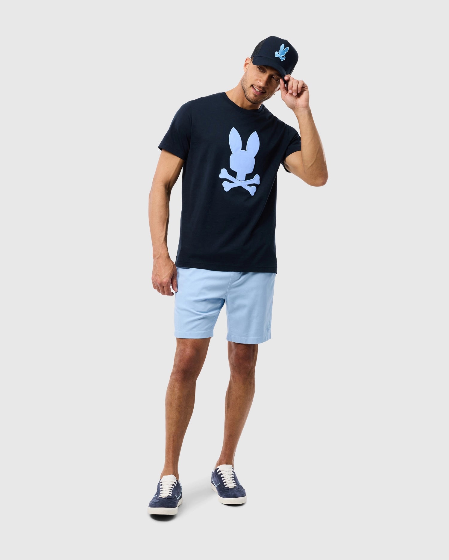 Men's Psycho Bunny Houston Graphic Tee Navy