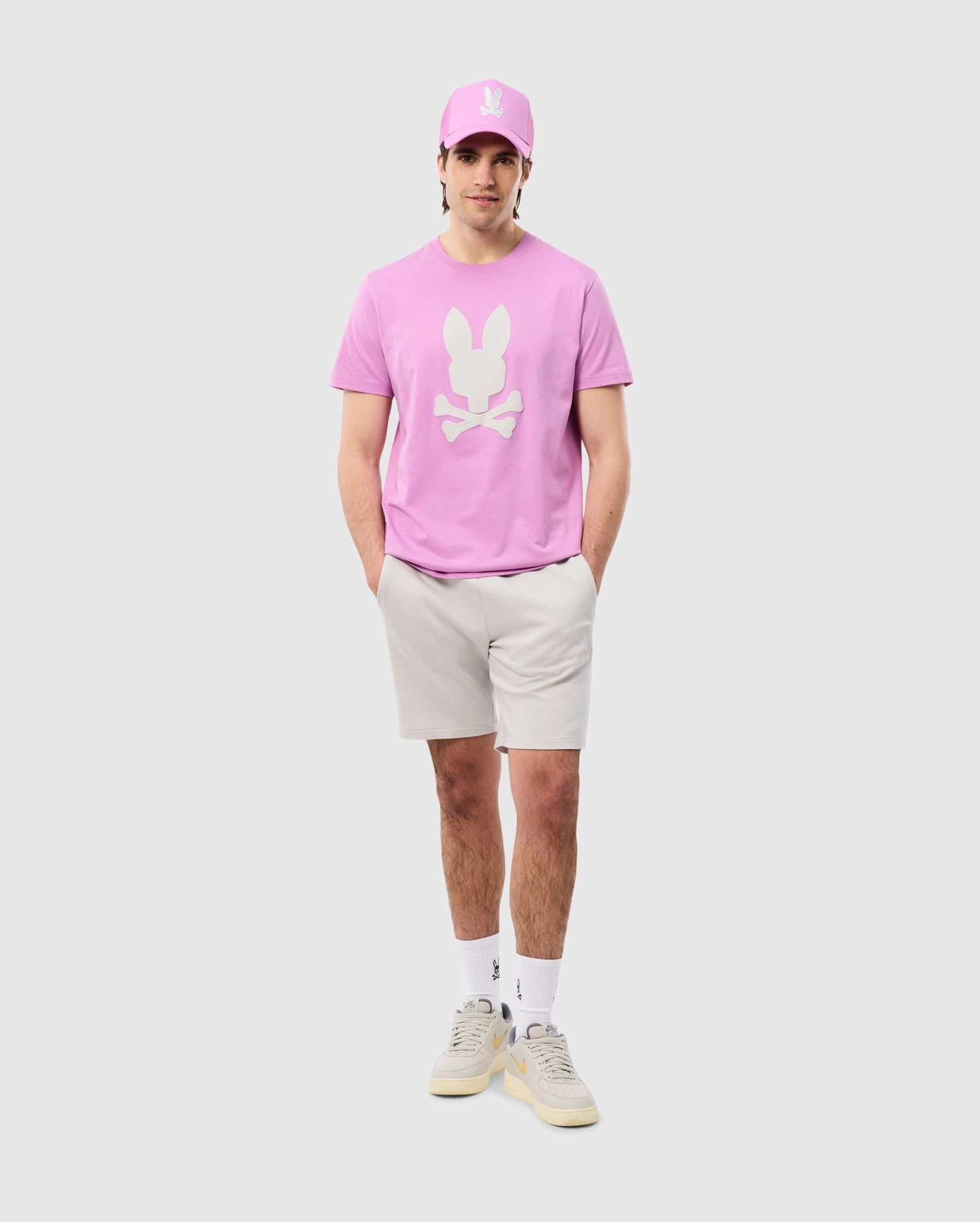 Men's Psycho Bunny Houston Graphic Tee Violet