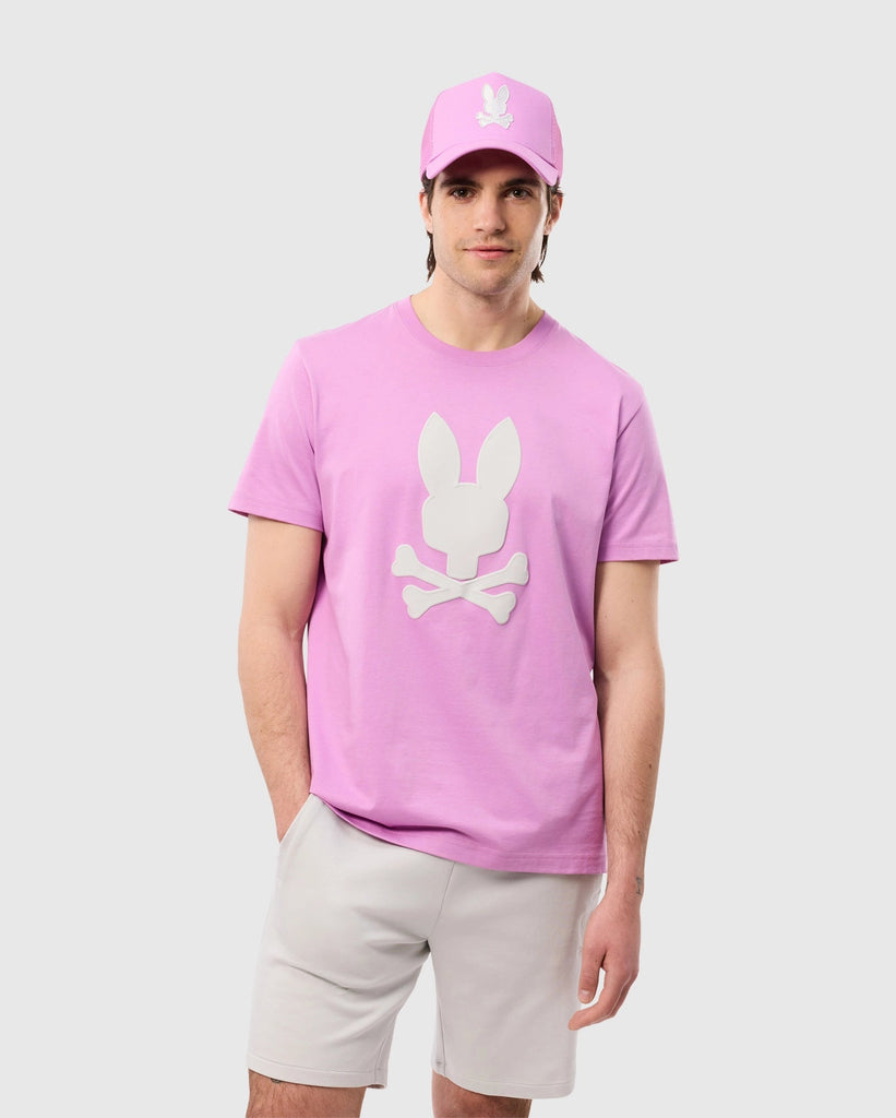 Men's Psycho Bunny Houston Graphic Tee Violet