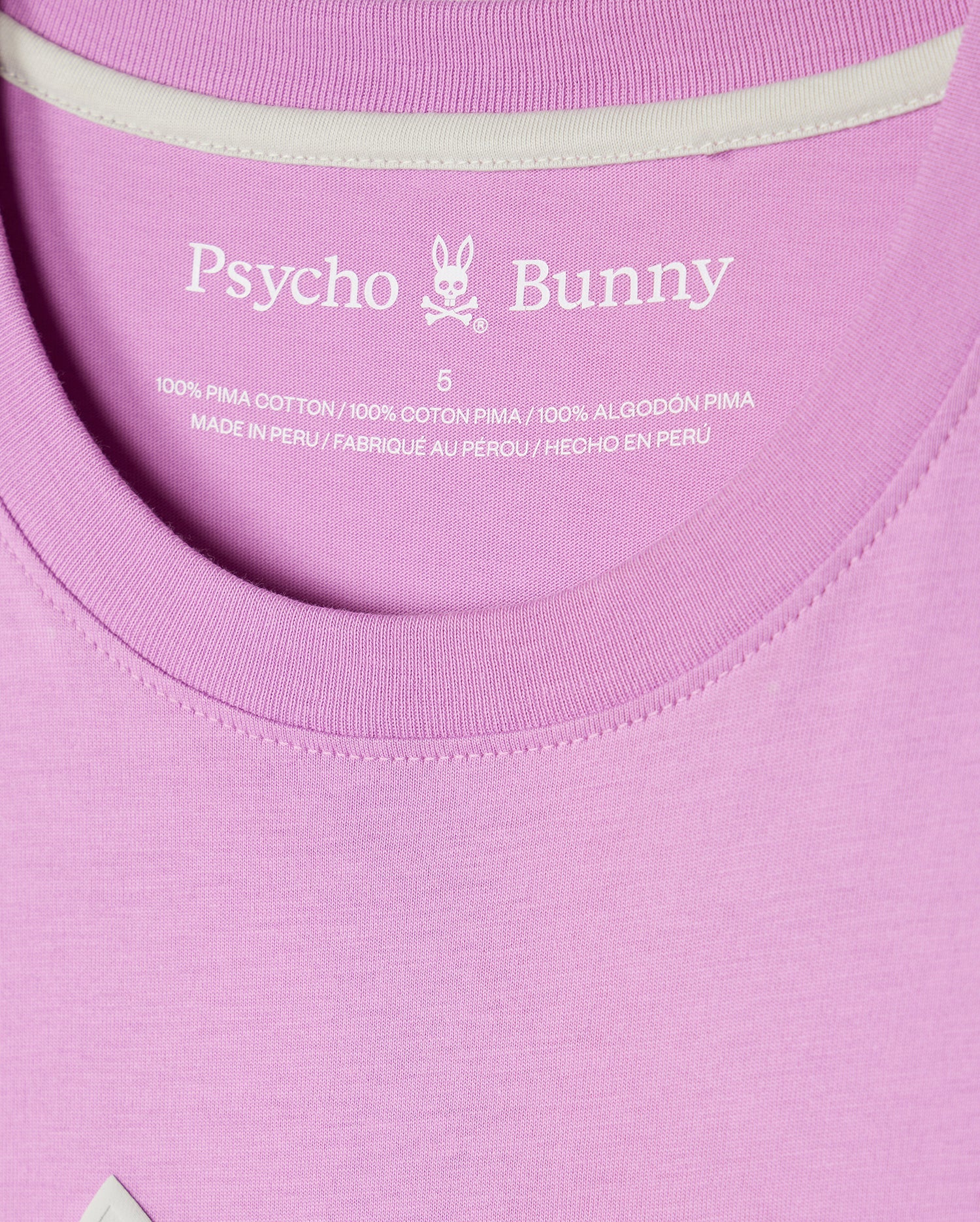 Men's Psycho Bunny Houston Graphic Tee Violet