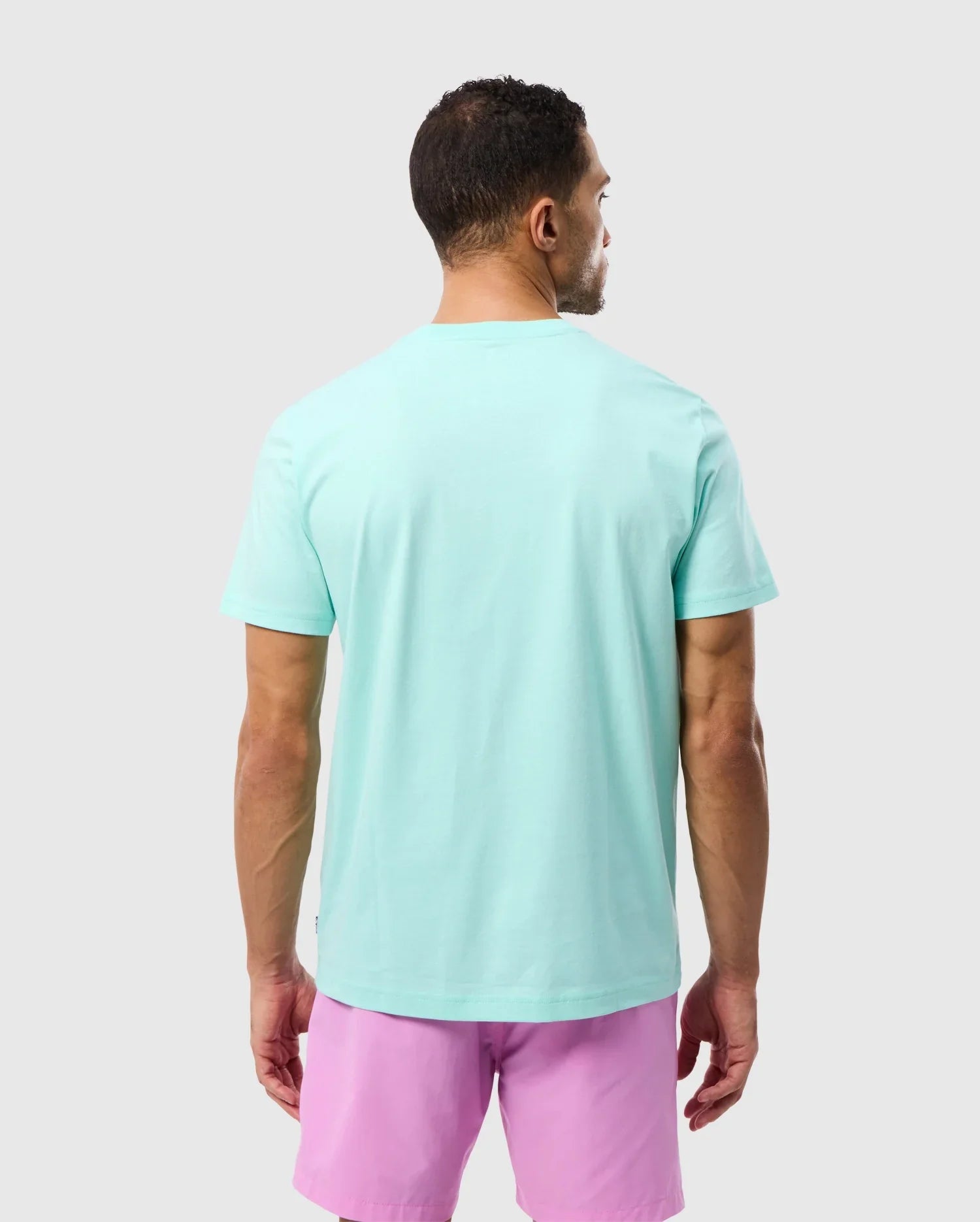 Men's Psycho Bunny Leonard Graphic Tee Beach Glass