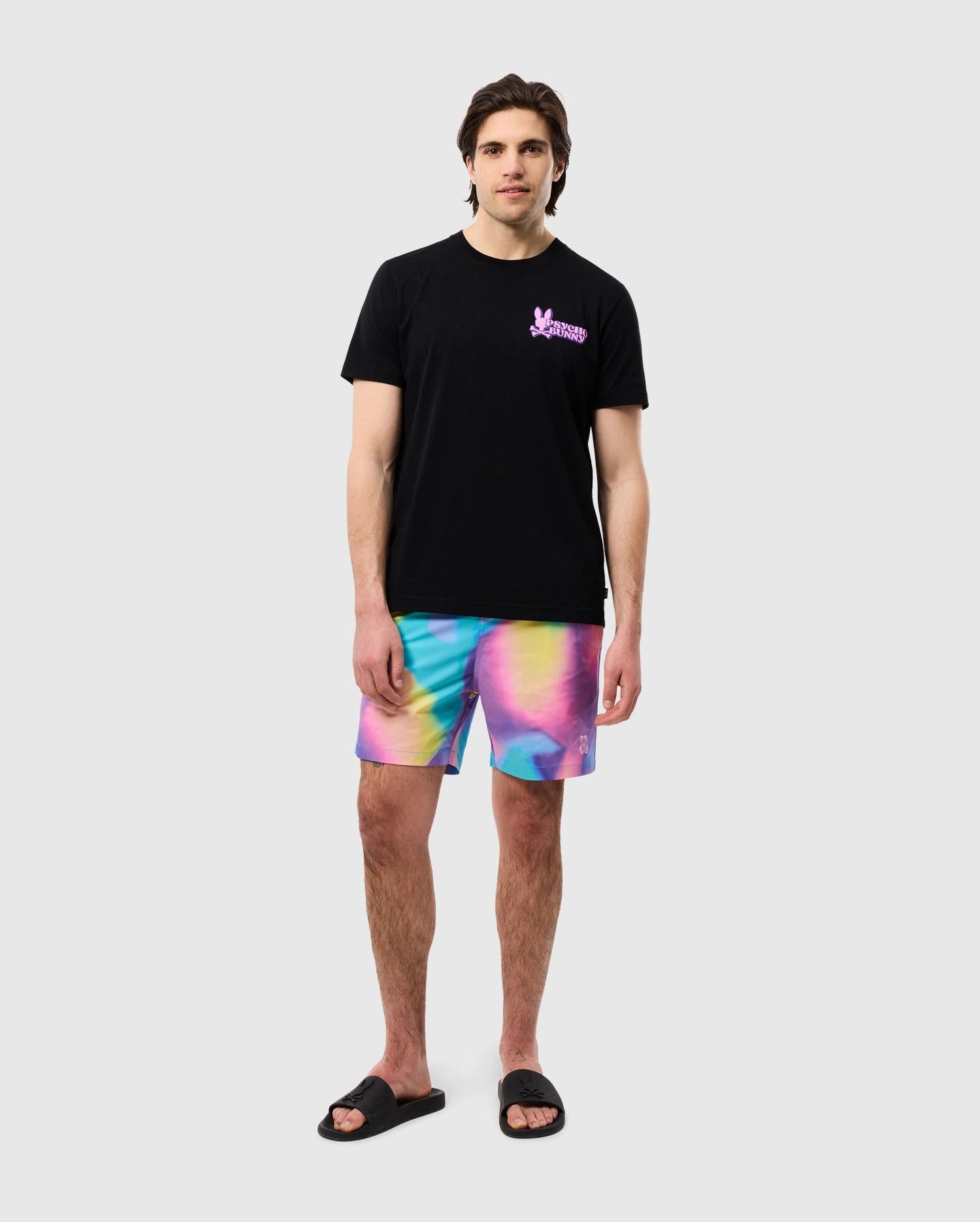 Men's Psycho Bunny Redland Graphic Tee Black