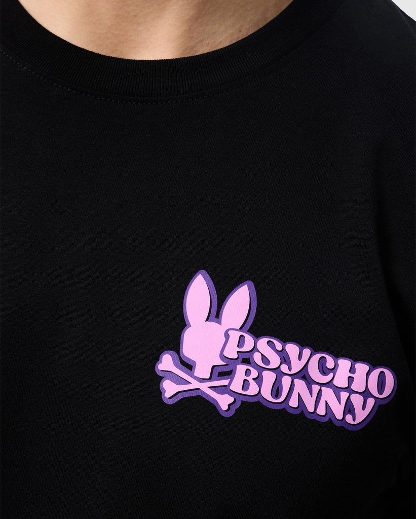 Men's Psycho Bunny Redland Graphic Tee Black
