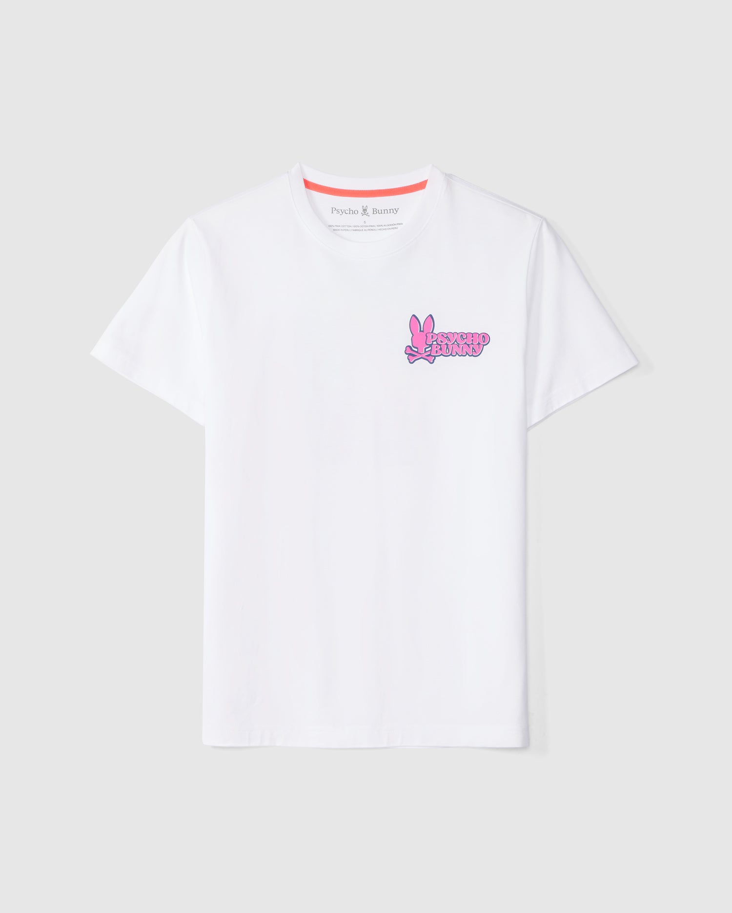 Men's Psycho Bunny Redland Graphic Tee White