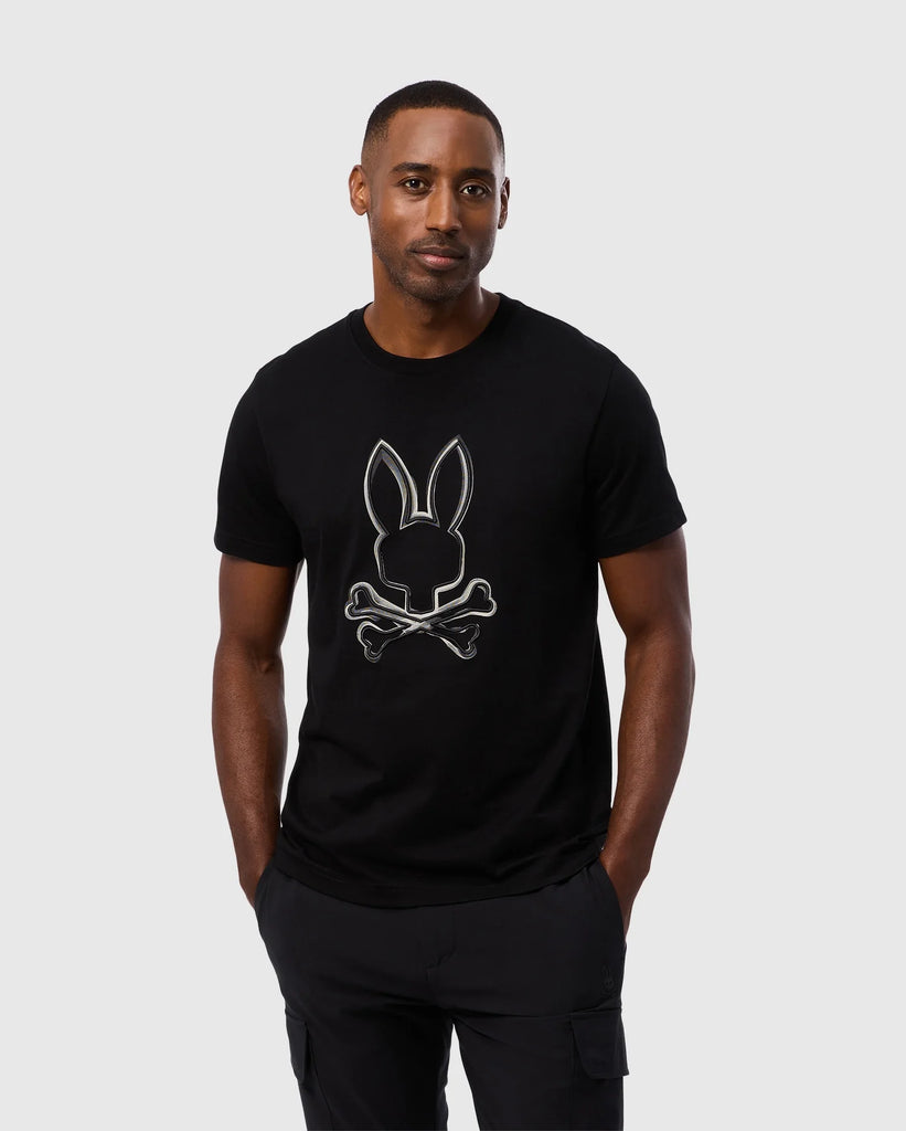 Men's Psycho Bunny Vincent Graphic Tee Black