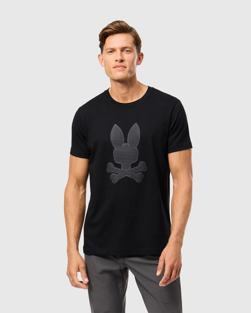 Men's Psycho Bunny Kingston Graphic Tee Black