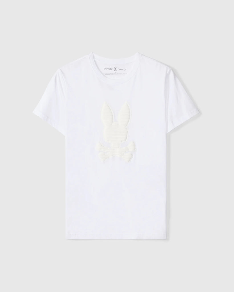 Men's Psycho Bunny Kingston Graphic Tee White