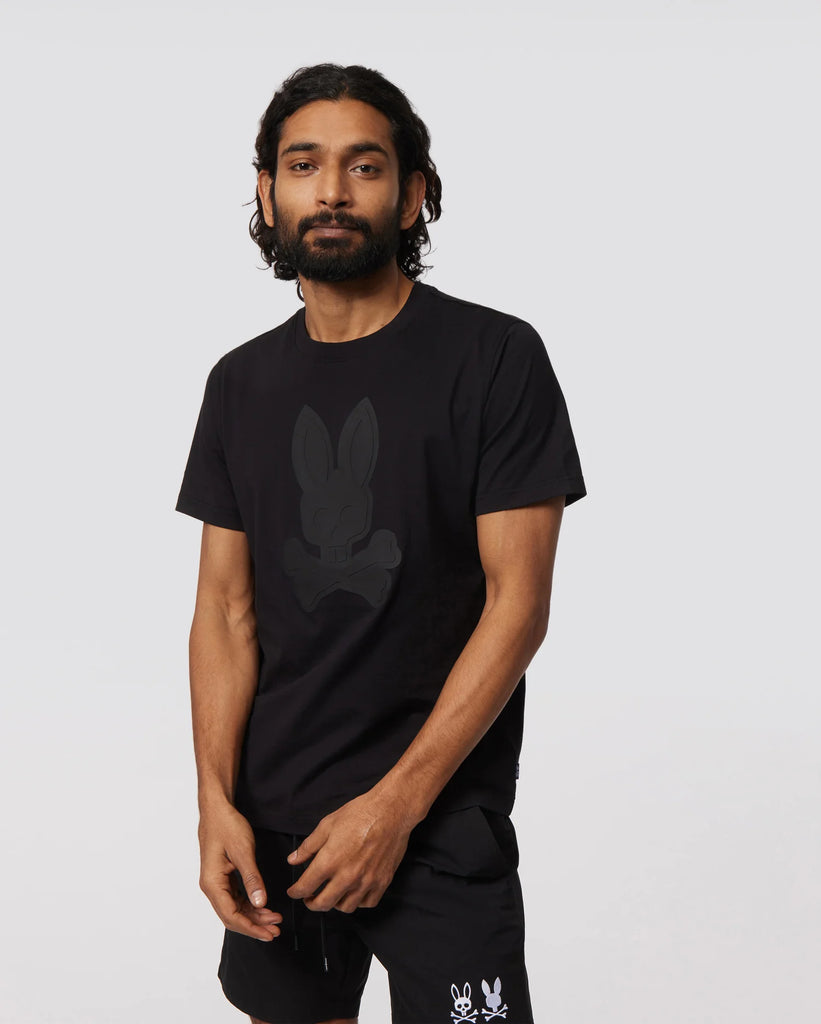 Men's Psycho Bunny Damon Graphic Tee Black