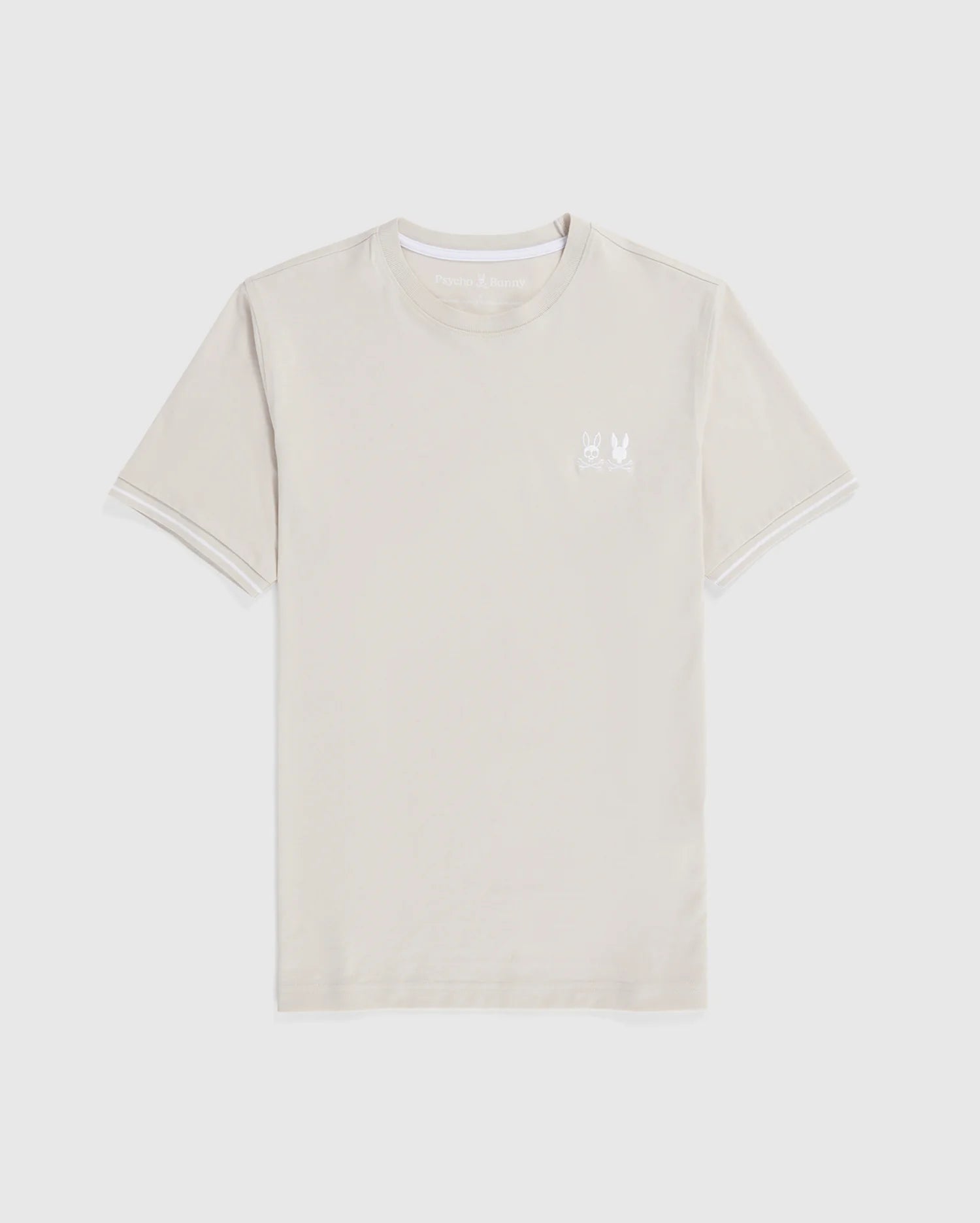 Men's Psycho Bunny Kingwood Embroidery Twin Bunny Tee Linen