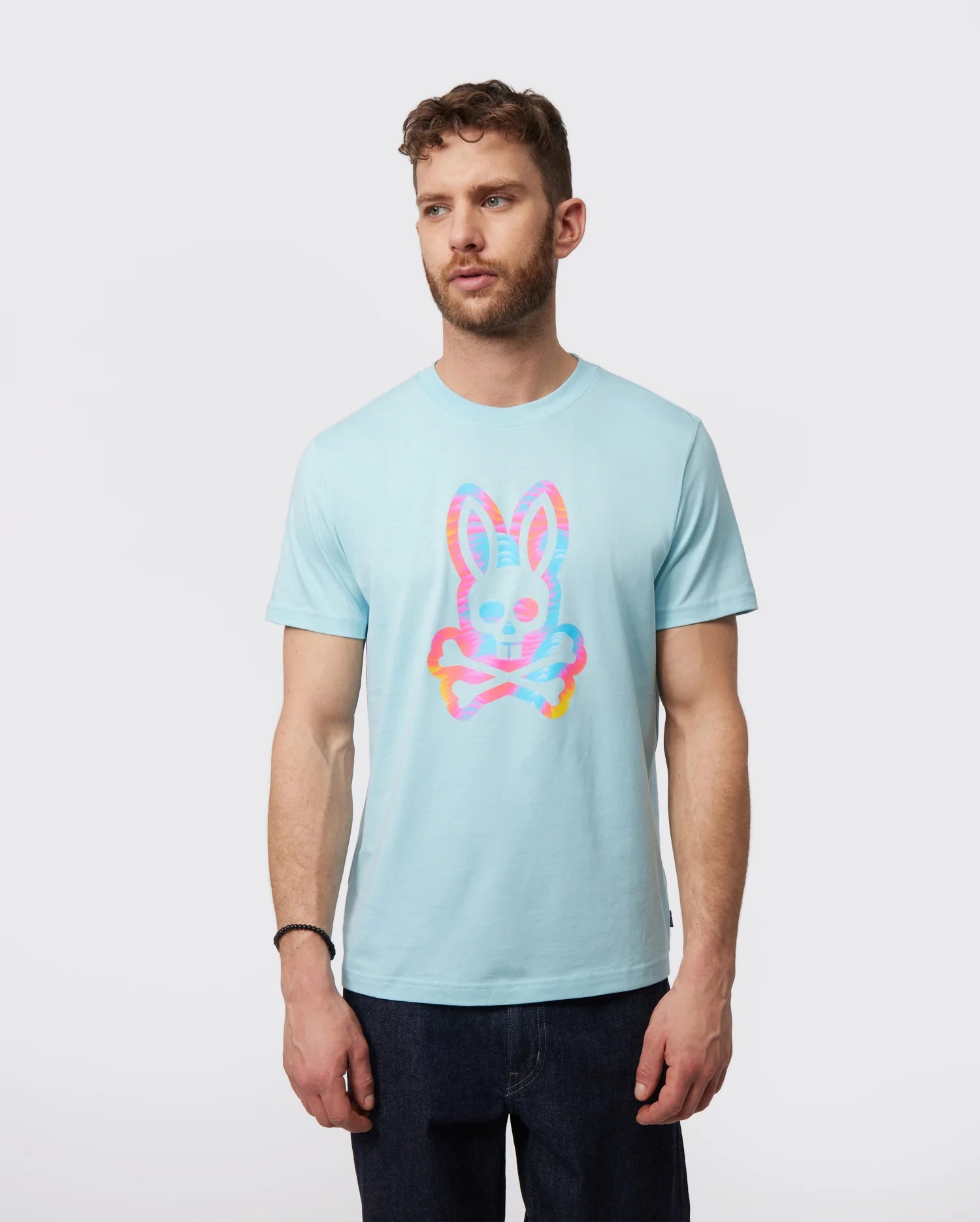 Men's Psycho Bunny Montgomery Graphic Tee Seafoam