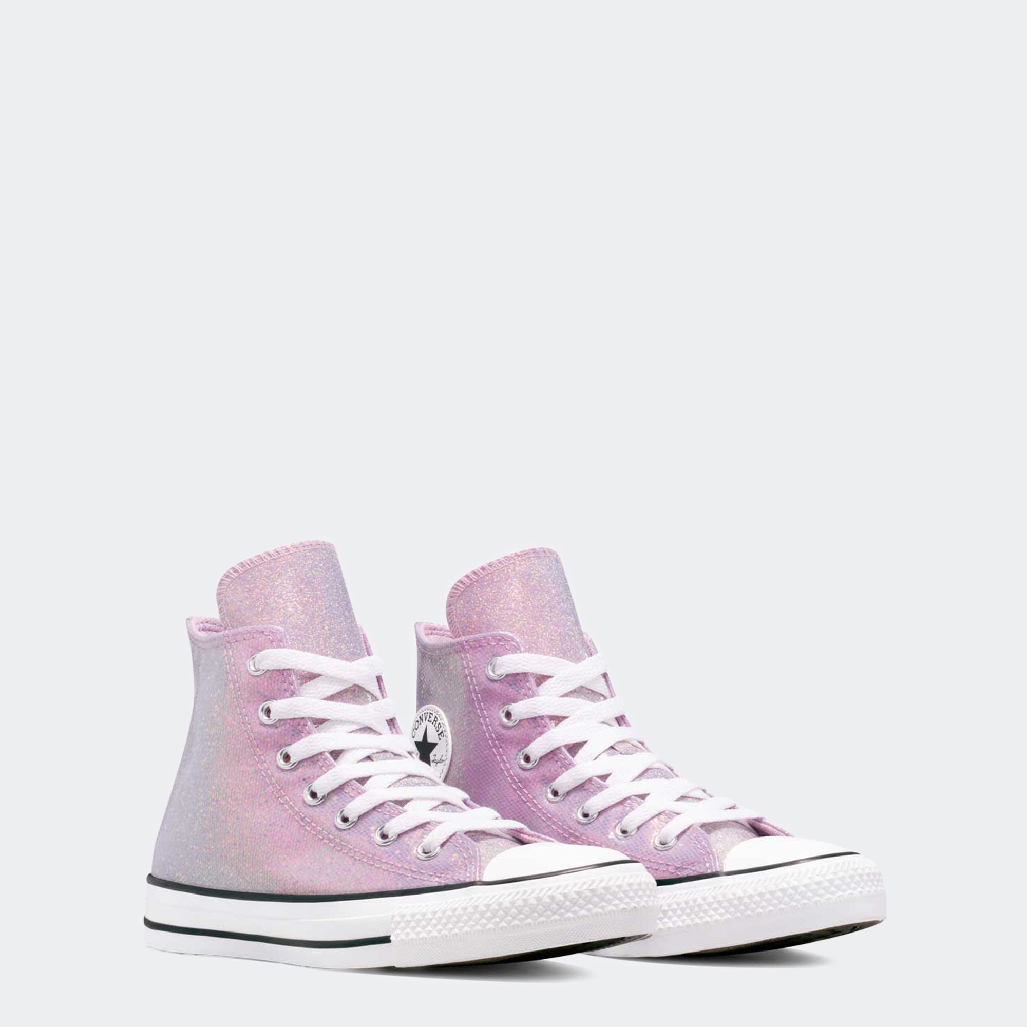 Big Kid Converse Chuck Taylor All Star Hi Disco Shoes Altitude Lilac / White / Black