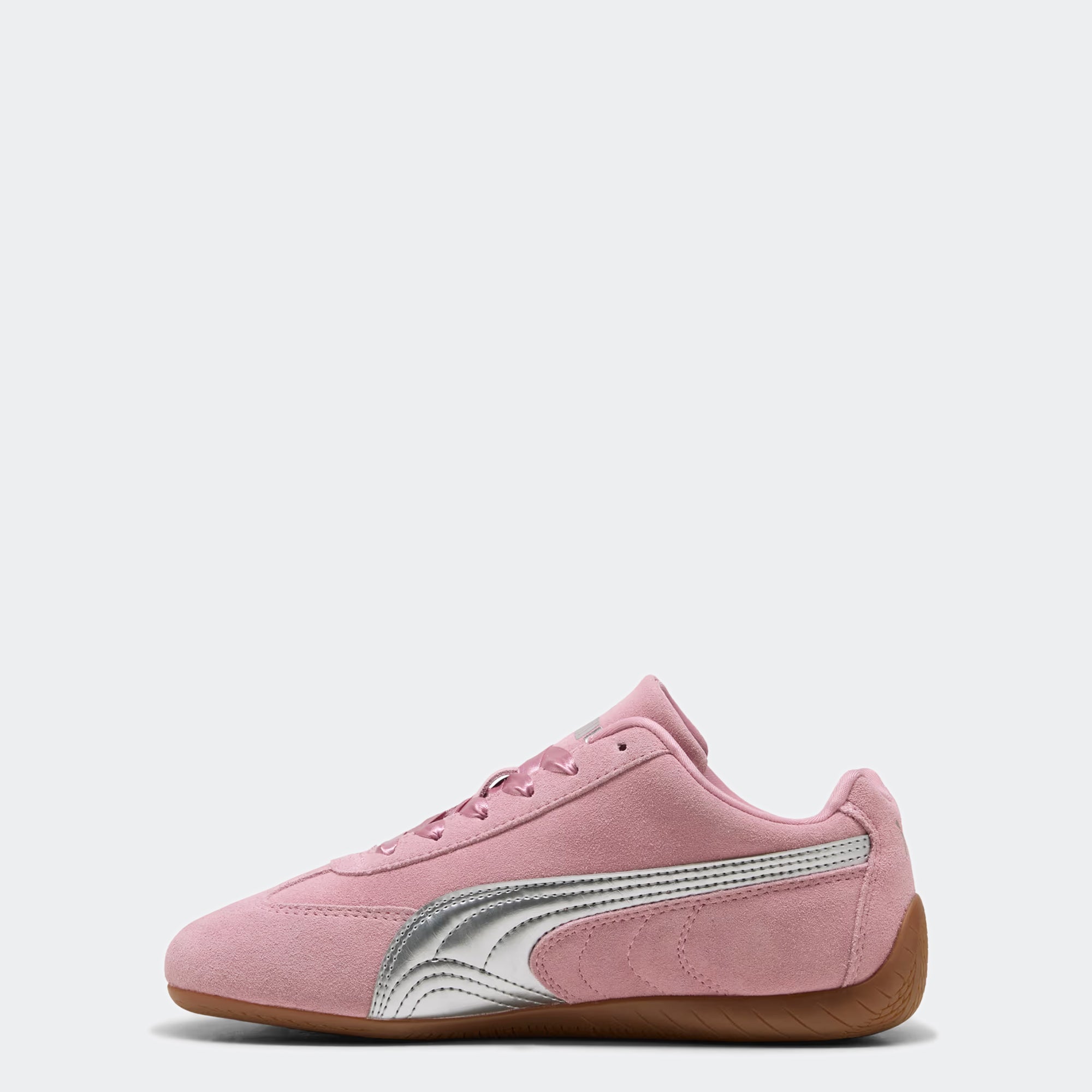 Big Kids PUMA Speedcat Metallic Easy On Sneakers Poised Pink / PUMA Silver