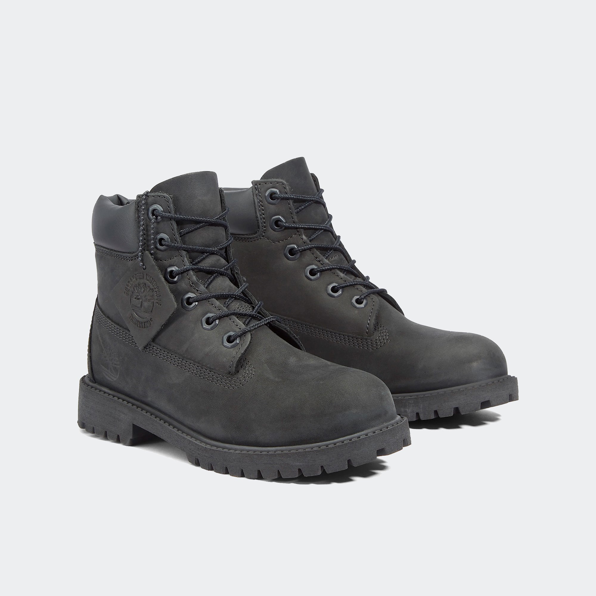 Big Kid Timberland Premium 6-Inch Waterproof Boots Black