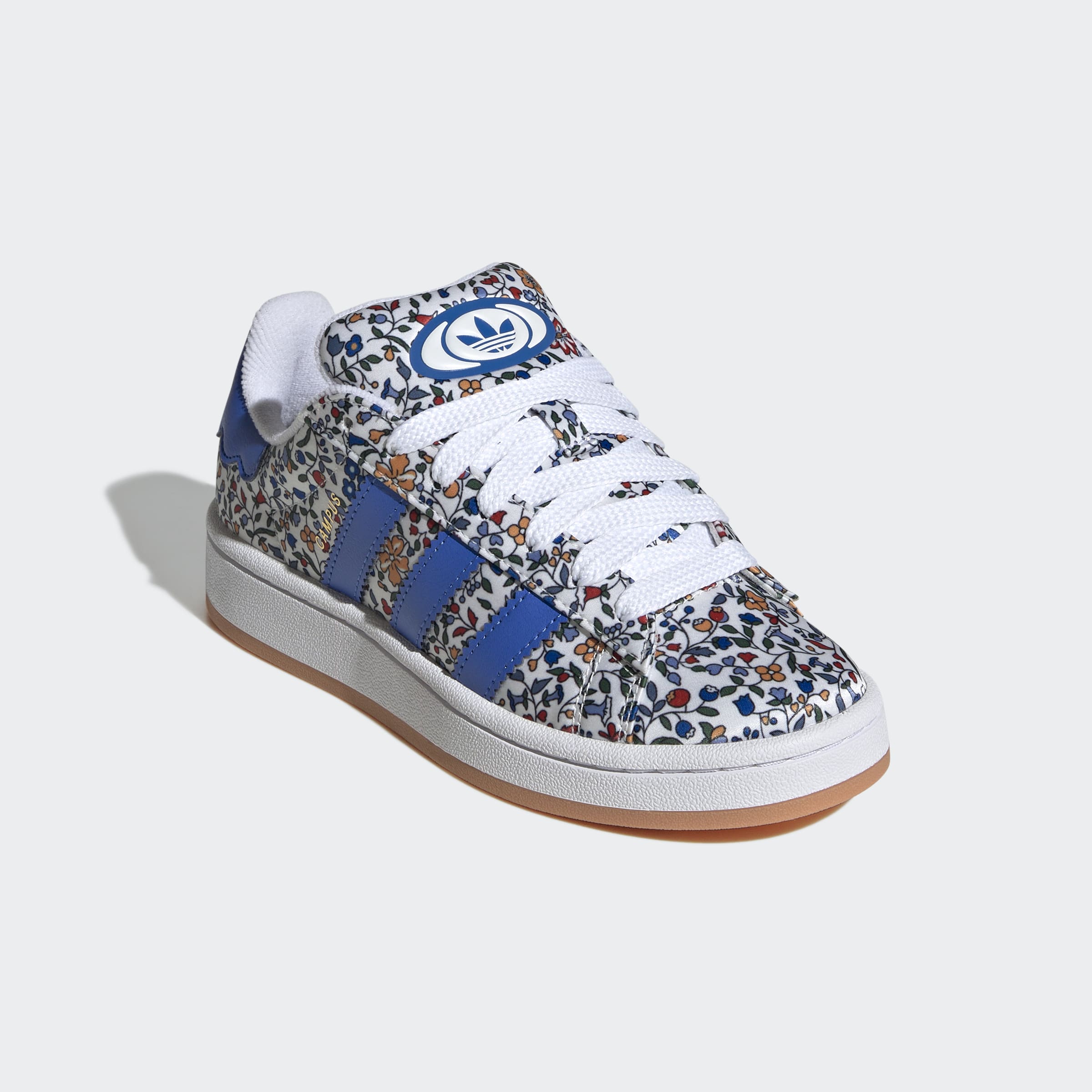 Big Kids adidas Originals Campus 00S x Liberty London Shoes Blue / Blue / Off White