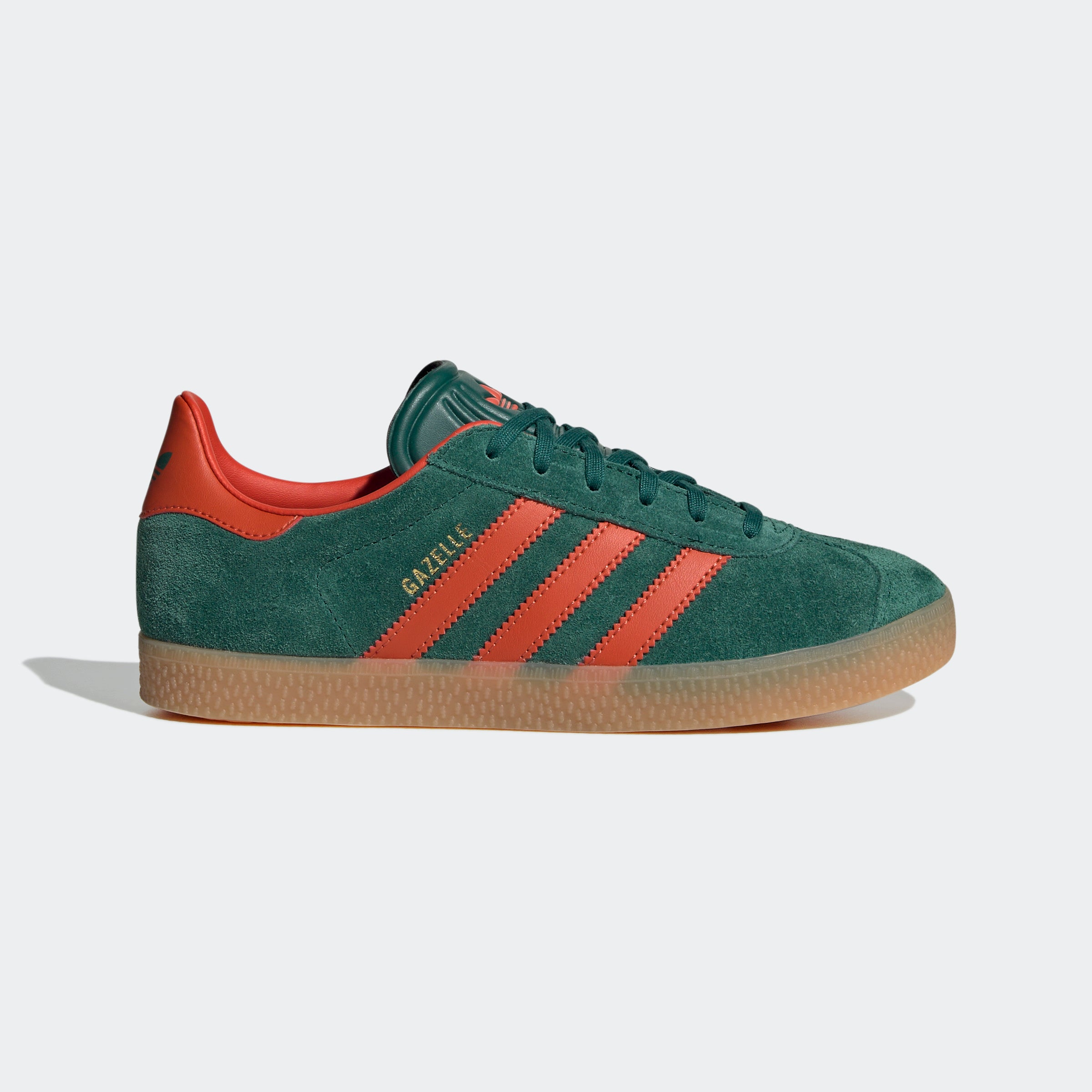 Big Kids adidas Originals Gazelle Shoes Collegiate Green