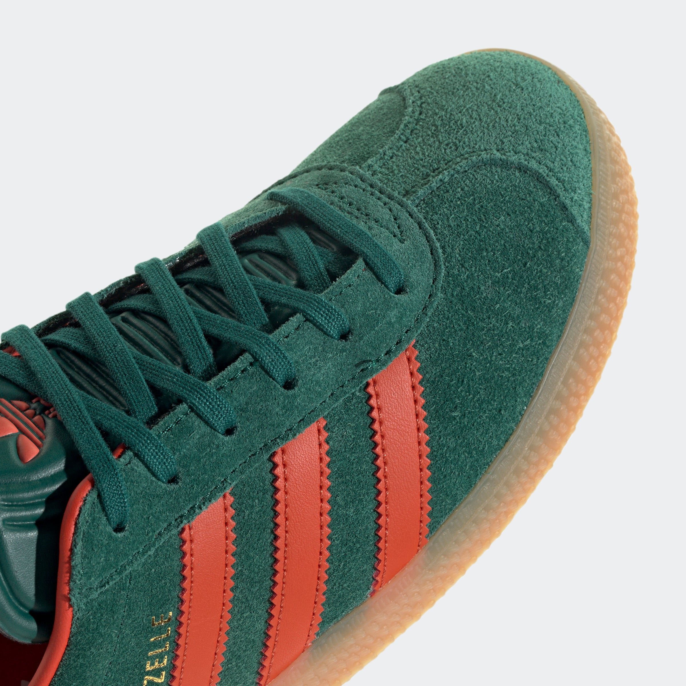 Big Kids adidas Originals Gazelle Shoes Collegiate Green