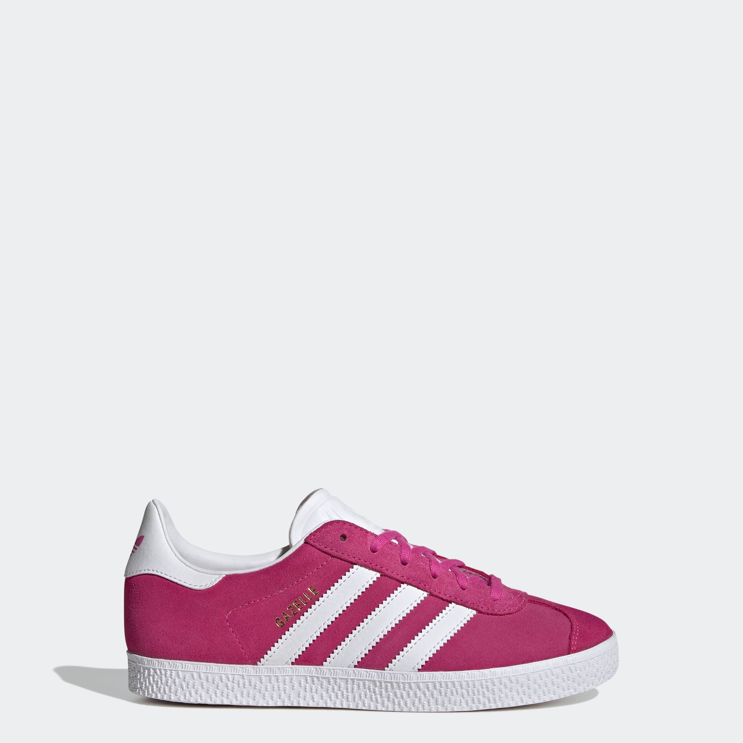 Big Kids adidas Originals Gazelle Shoes Semi Lucid Fuchsia
