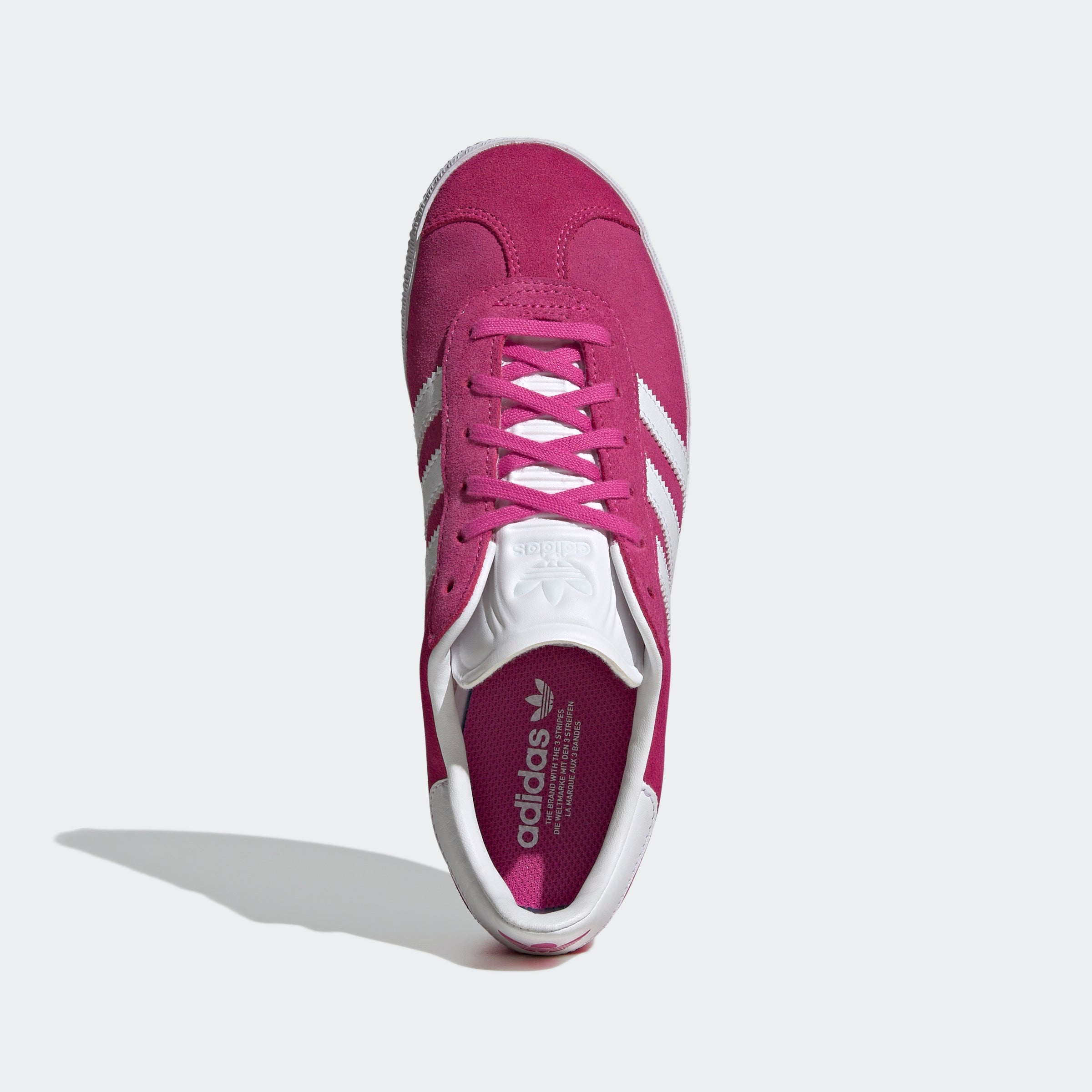 Big Kids adidas Originals Gazelle Shoes Semi Lucid Fuchsia