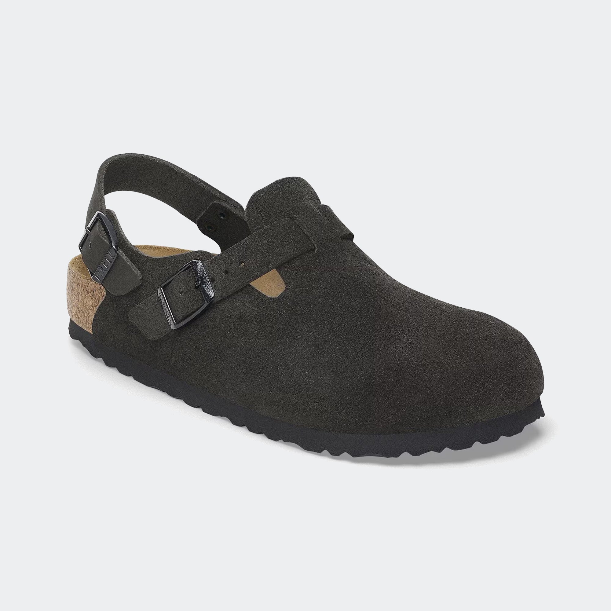 Men's BIRKENSTOCK Tokio Suede Leather Black