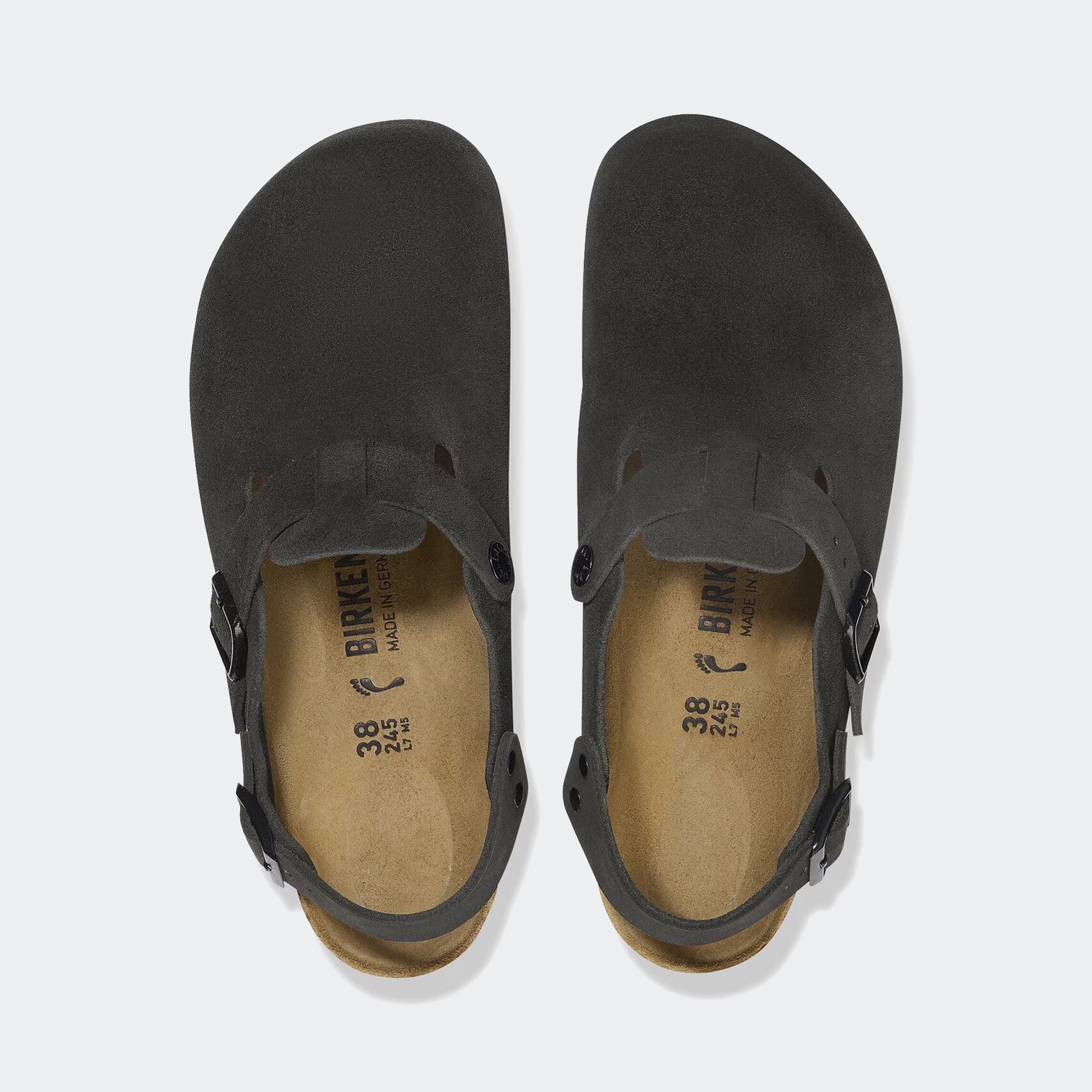 Men's BIRKENSTOCK Tokio Suede Leather Black