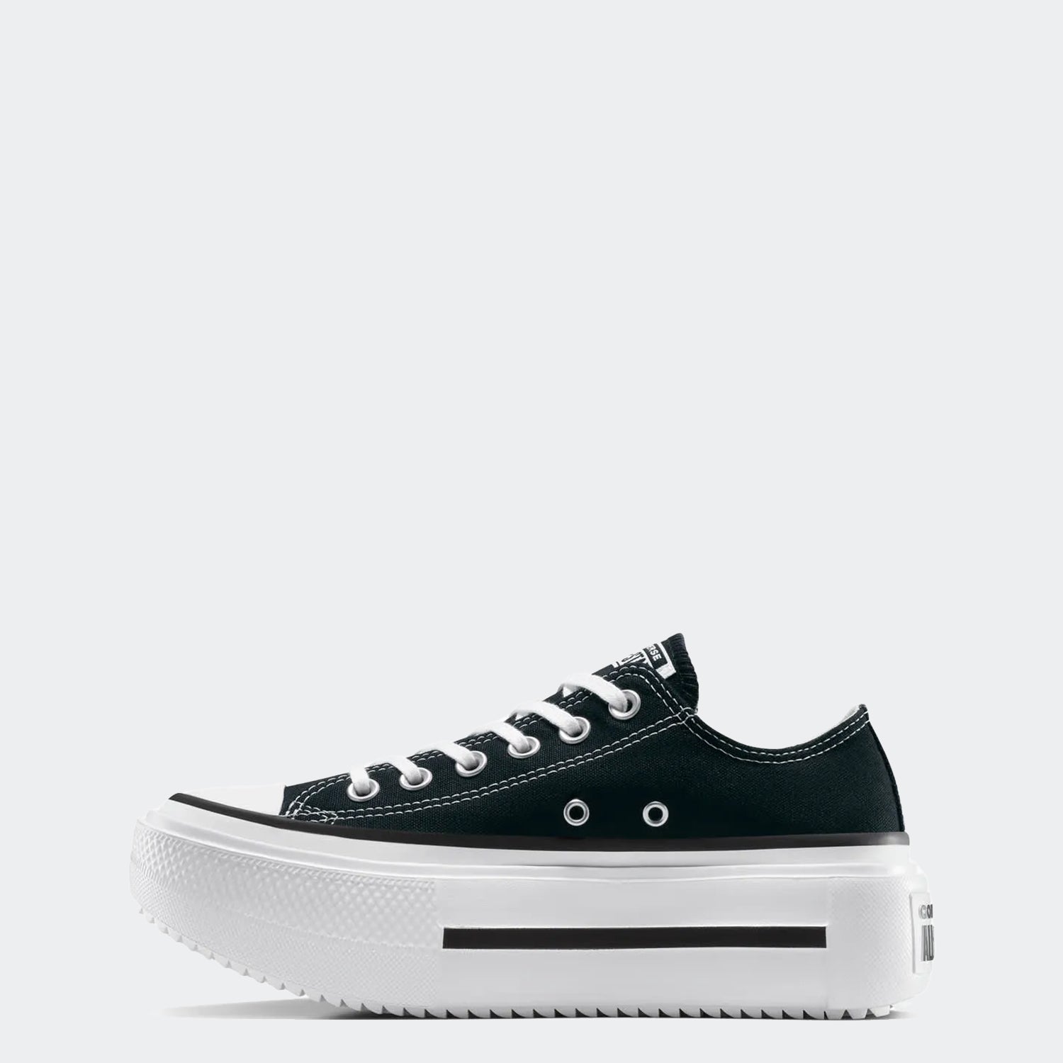Unisex Converse Chuck Taylor All Star Lift Double Stack Ox Shoes Black / White / Black