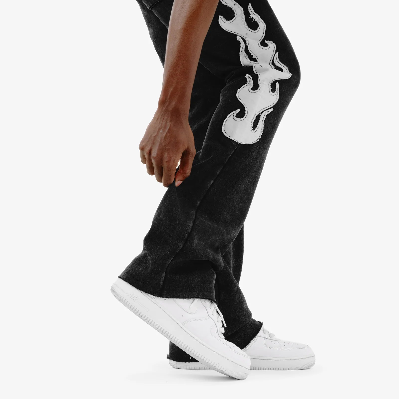 Men's Copper Rivet Saints Pants Black