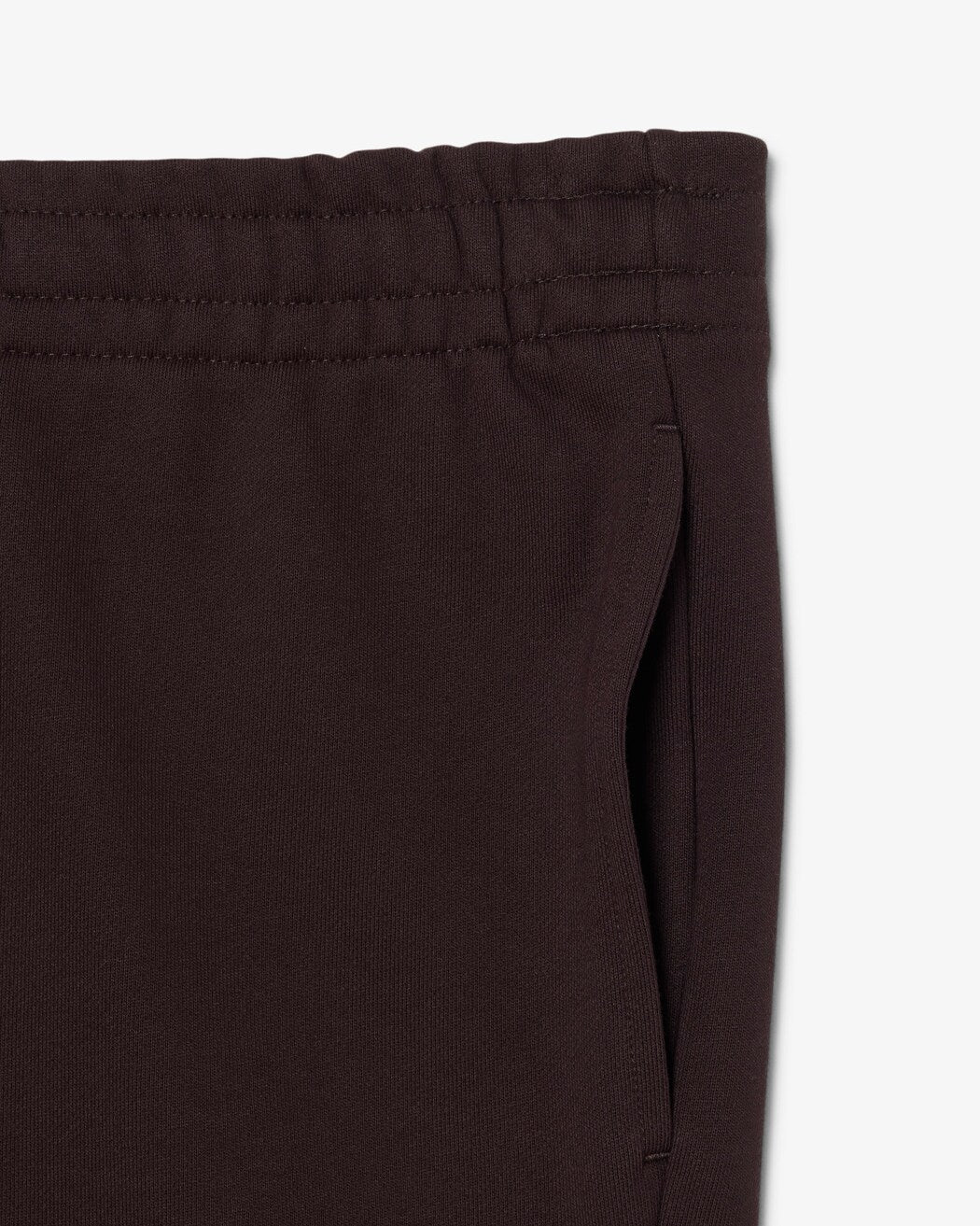 Men's Lacoste Regular Fit Fleece Shorts Brown