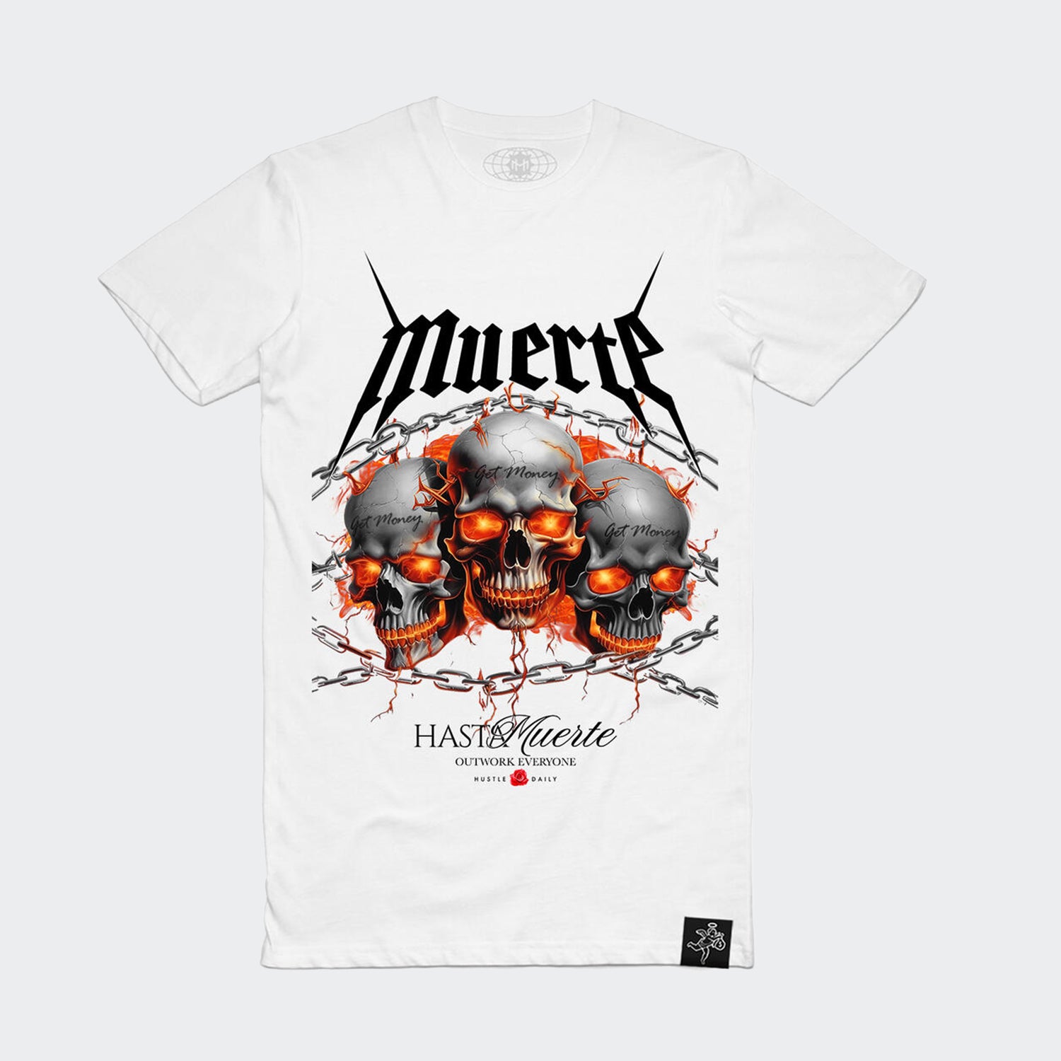 Men's Hasta Muerte Outwork Everyone Tee White