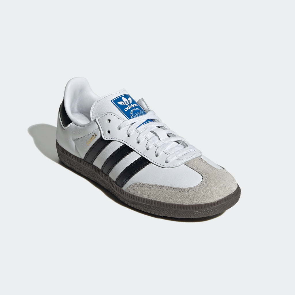 Kids adidas Originals Samba OG Shoes White Black