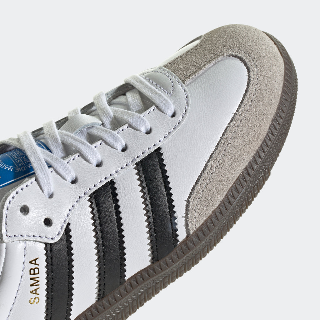 Kids adidas Originals Samba OG Shoes White Black