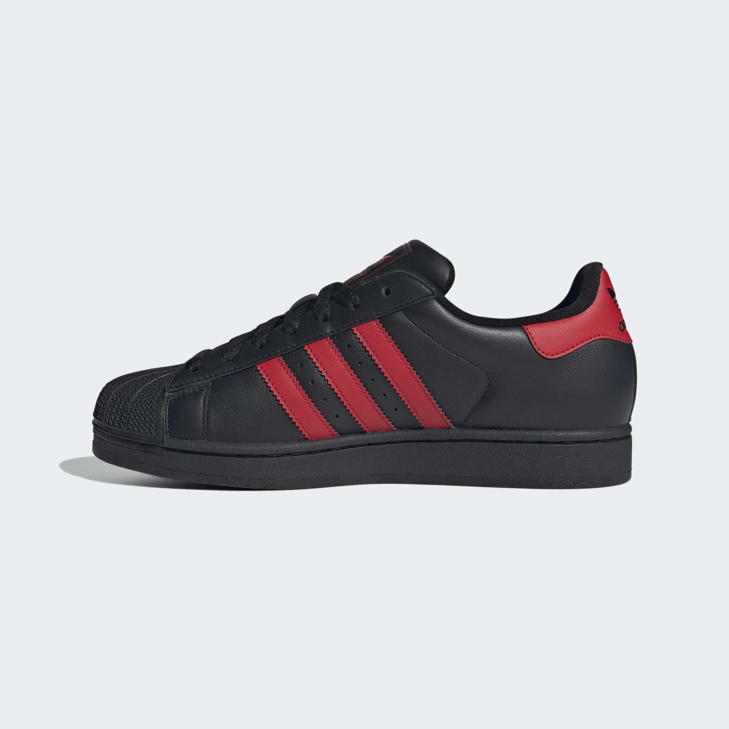 Men's adidas Originals Superstar II Shoes Core Black / Better Scarlet